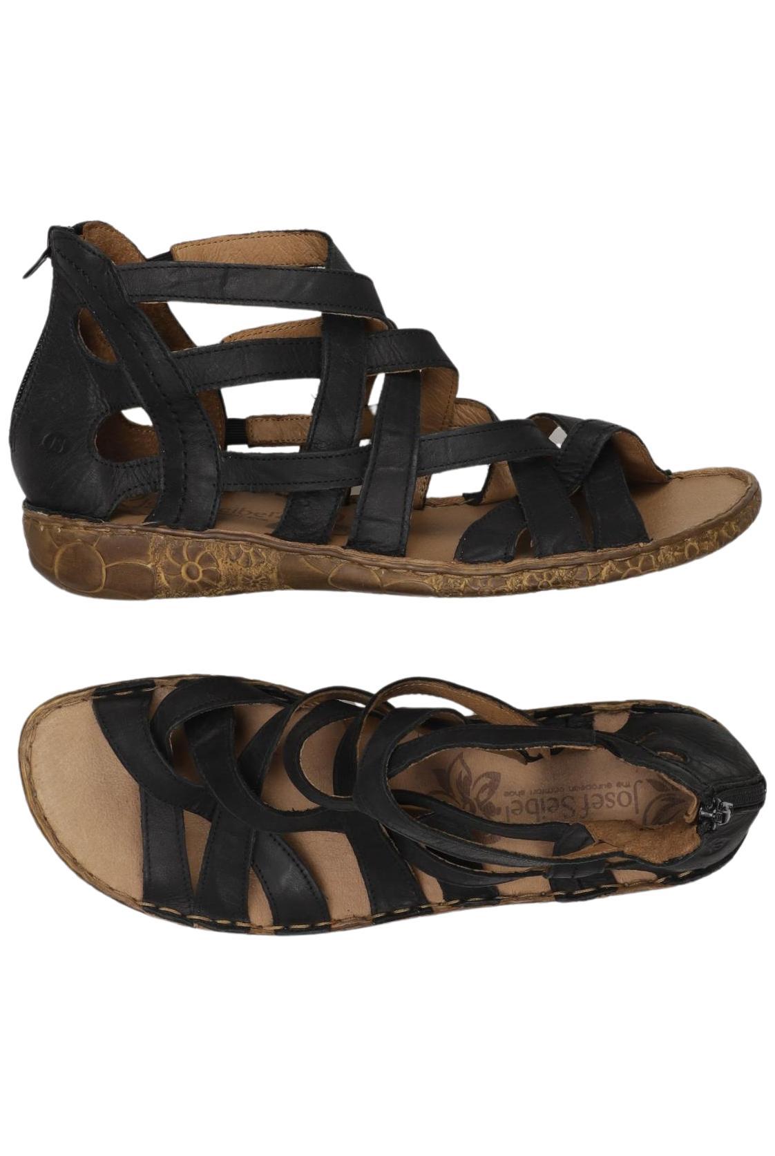 

Josef Seibel Damen Sandale, schwarz, Gr. 39