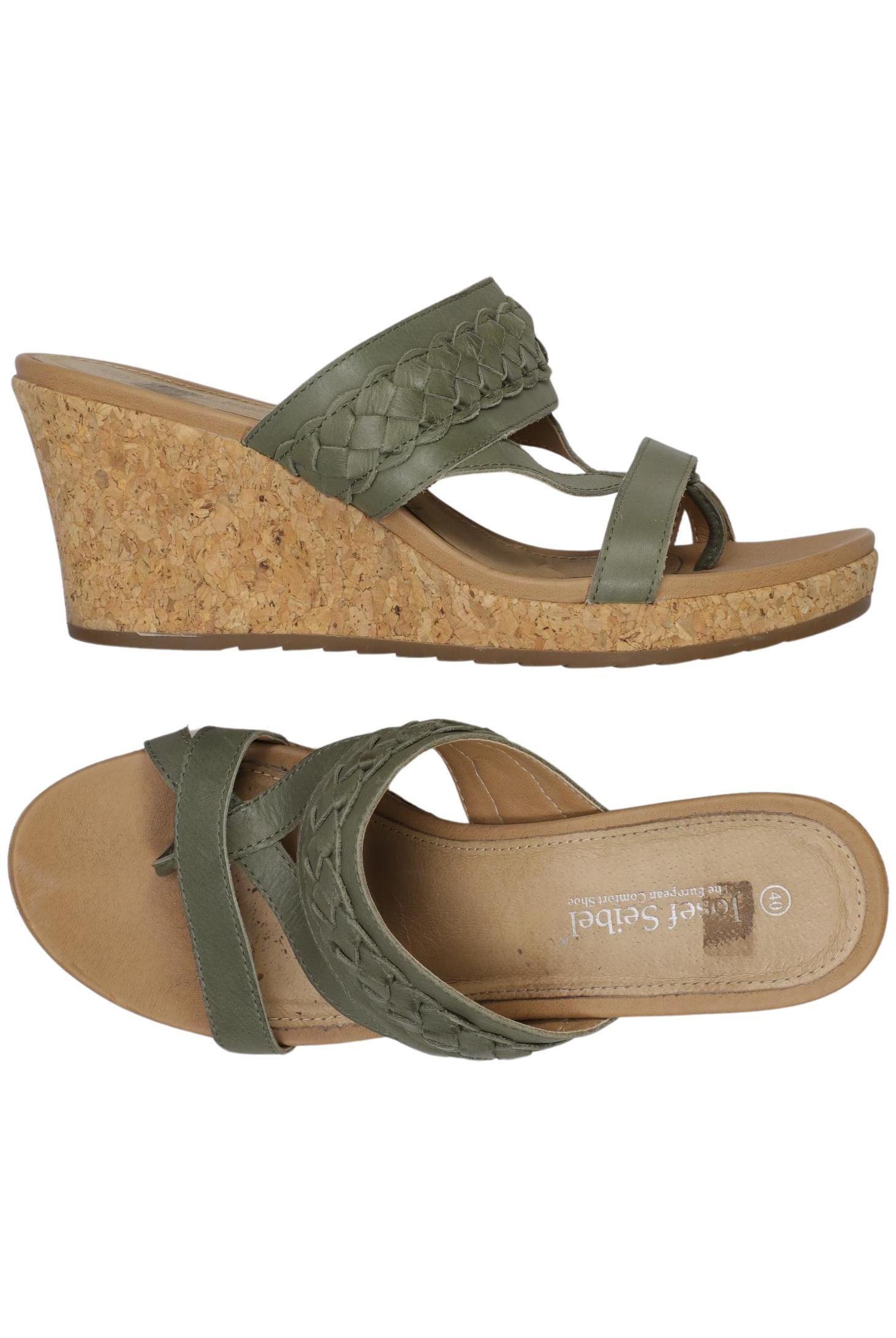 

Josef Seibel Damen Sandale, grün, Gr. 40
