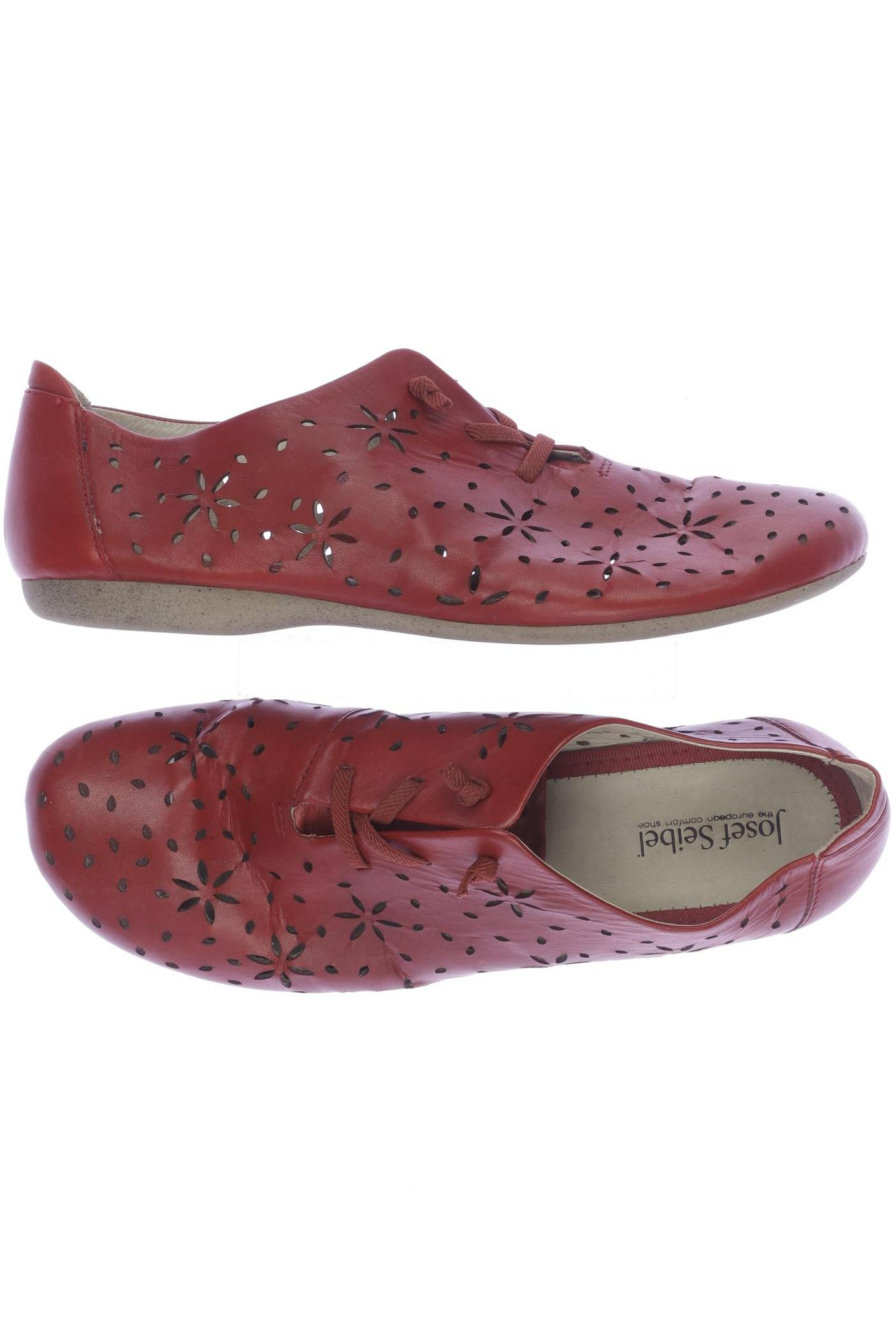 

Josef Seibel Damen Halbschuh, rot, Gr. 42