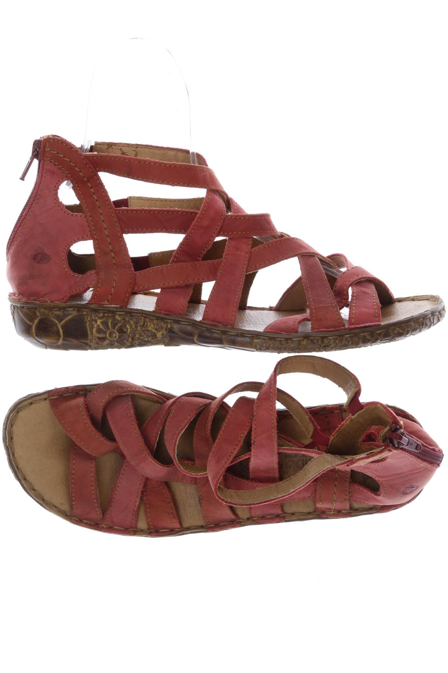 

Josef Seibel Damen Sandale, rot, Gr. 41.5