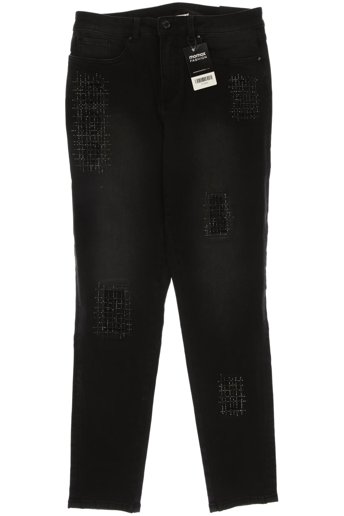 

Joseph Ribkoff Damen Jeans, schwarz, Gr. 12