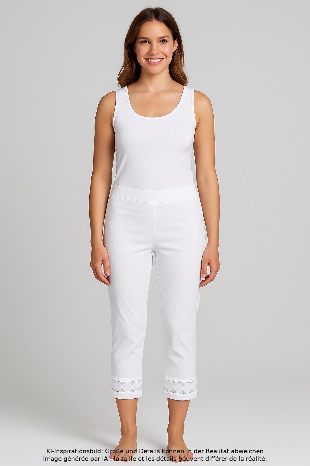 

Joseph Ribkoff Damen Stoffhose, weiß, Gr. 40