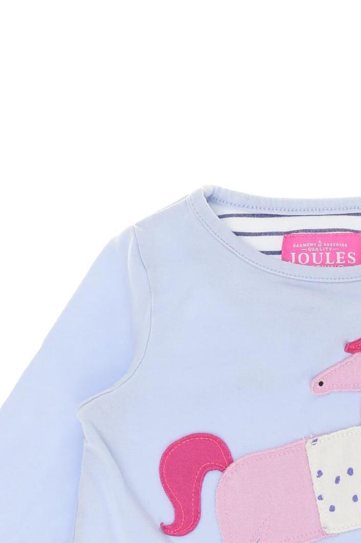Thumbnail - Joules Mädchen Langarmshirt, blau, Gr. 62