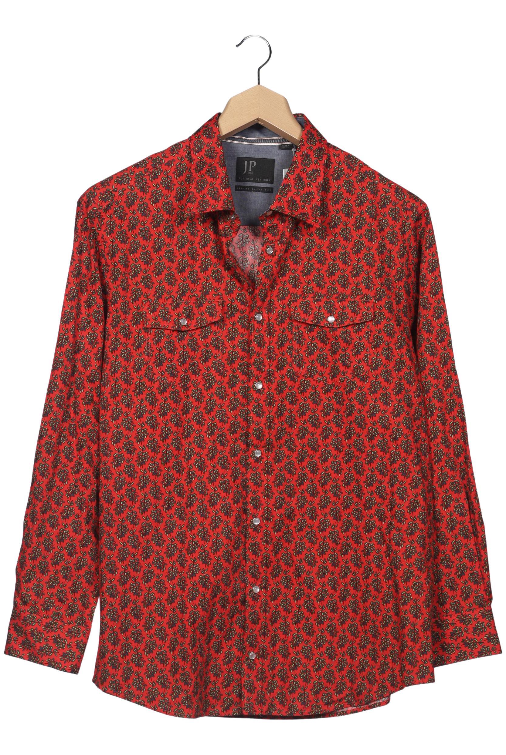 

JP 1880 Herren Hemd, rot, Gr. 58