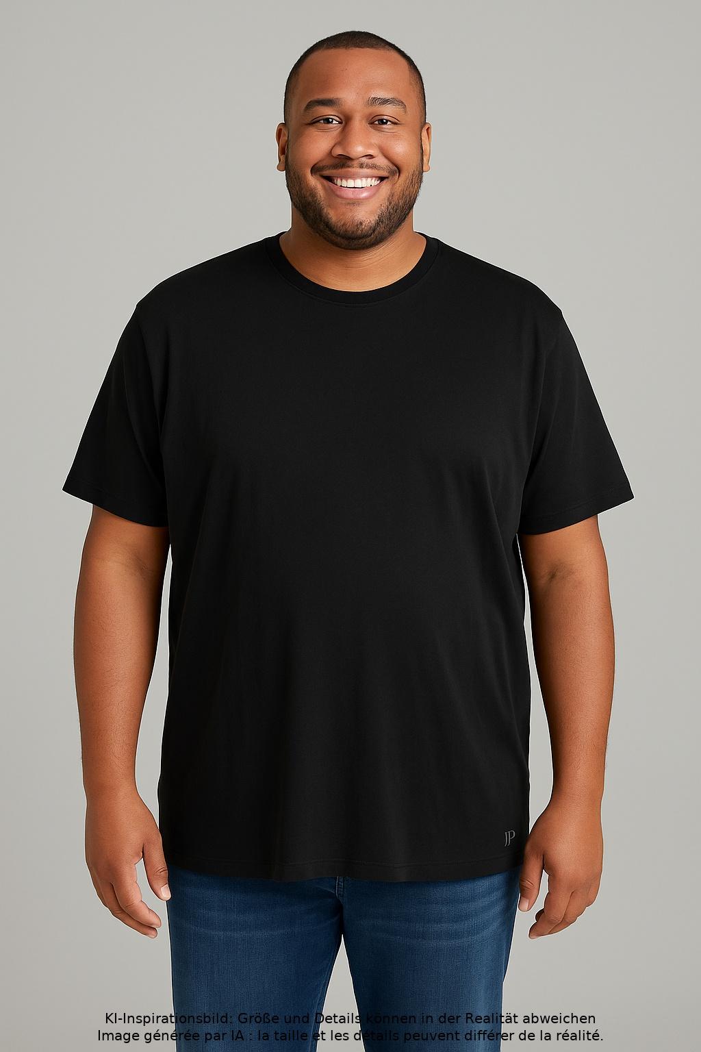 

JP 1880 Herren T-Shirt, schwarz, Gr. 60