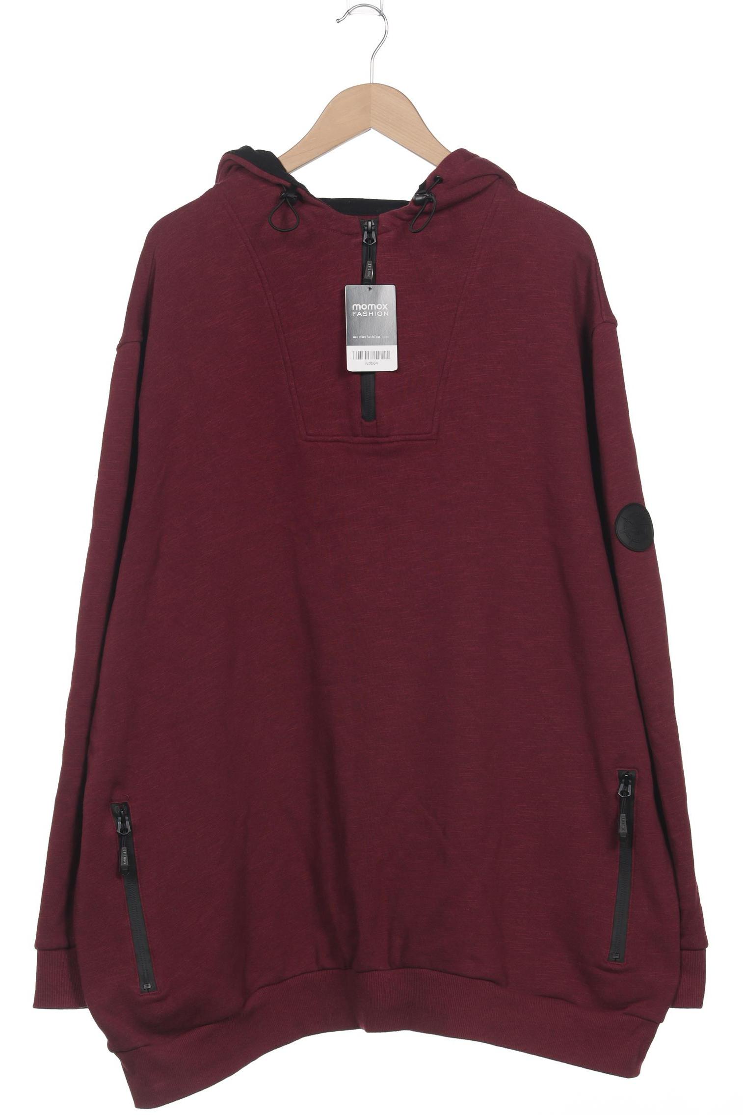 

JP 1880 Herren Kapuzenpullover, bordeaux, Gr. 66