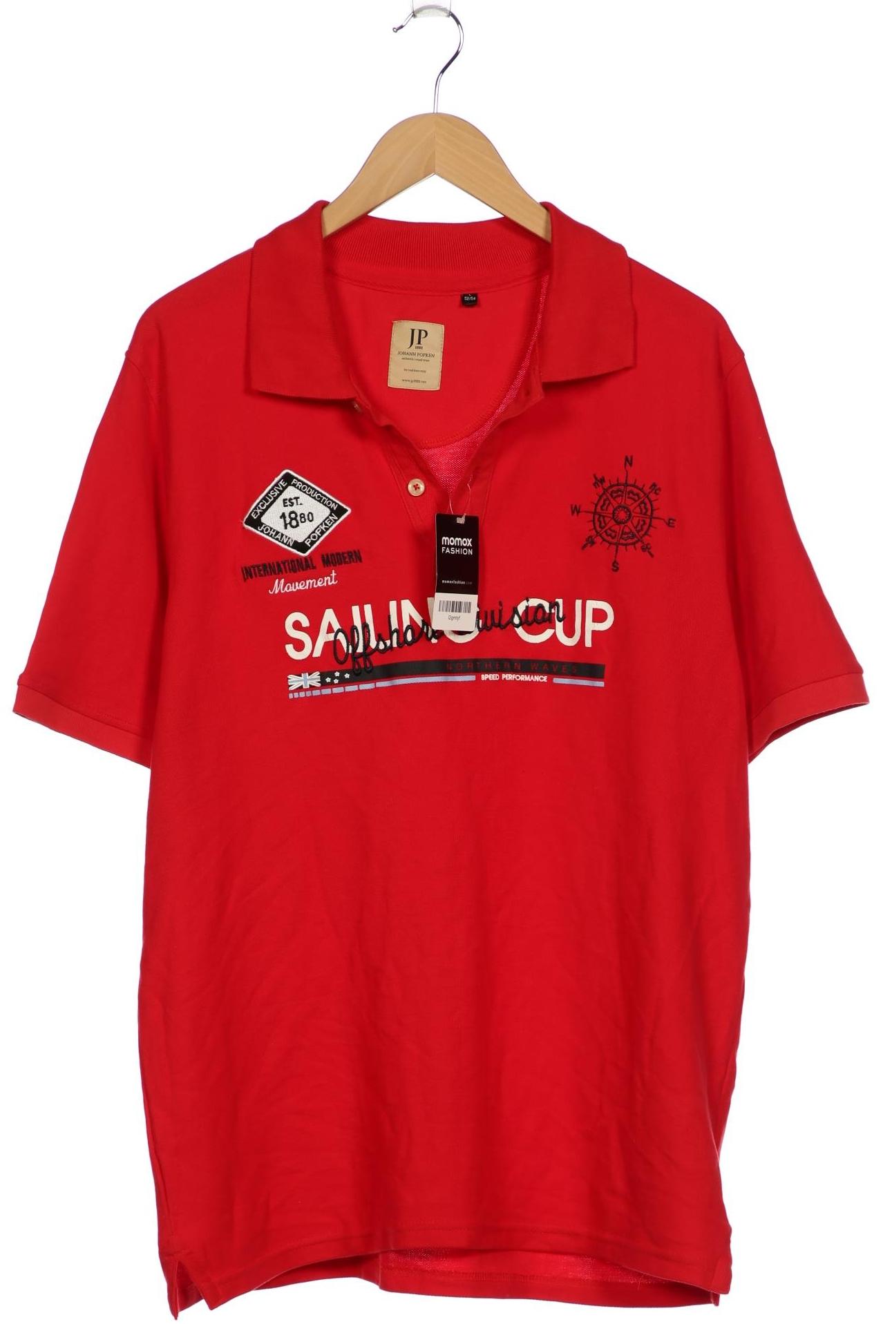 

JP 1880 Herren Poloshirt, rot, Gr. 52