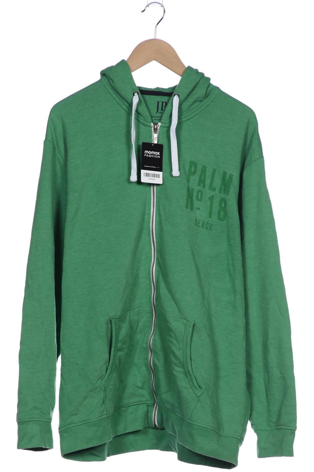 

JP 1880 Herren Kapuzenpullover, grün, Gr. 58