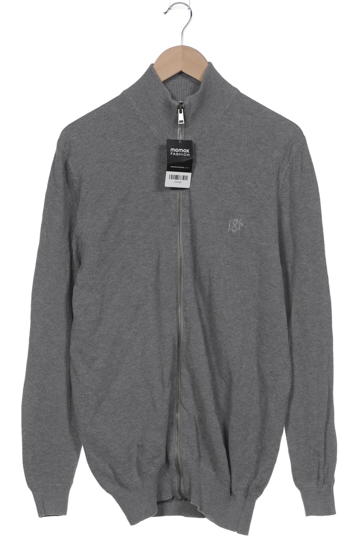 

JP 1880 Herren Strickjacke, grau, Gr. 52