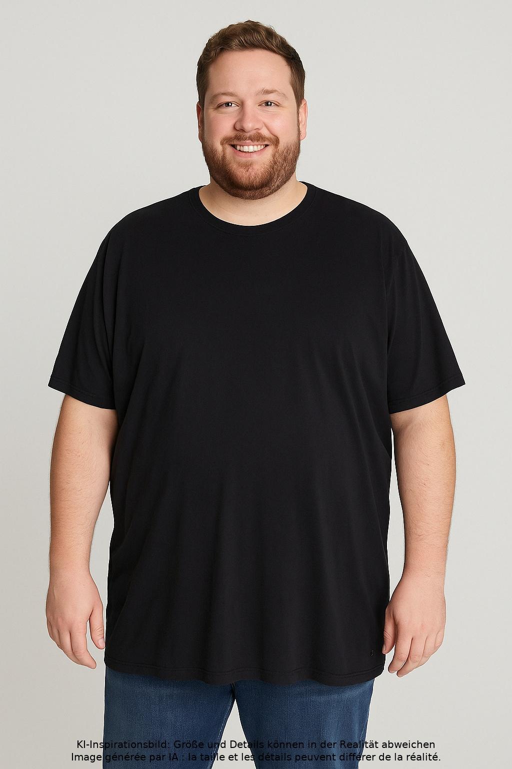 

JP 1880 Herren T-Shirt, schwarz, Gr. 62