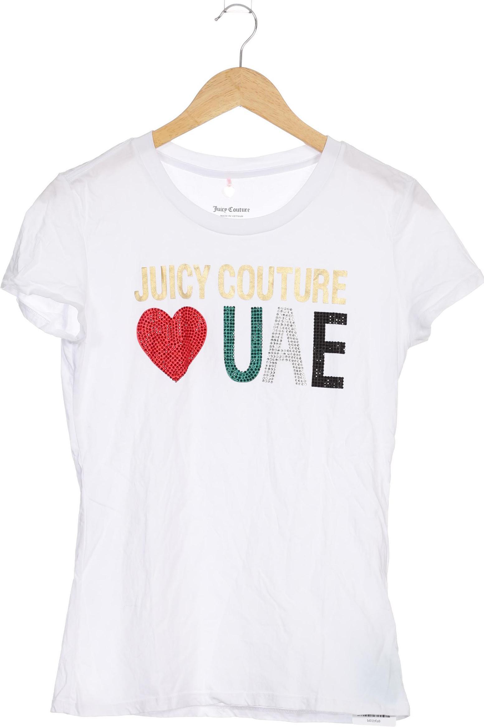 

Juicy Couture Damen T-Shirt, weiß, Gr.
