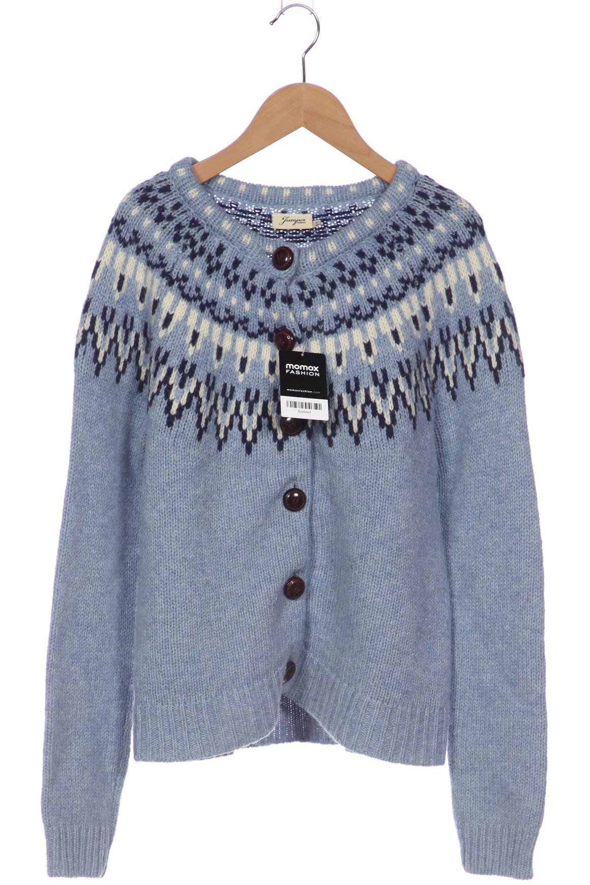 

Jumperfabriken Damen Strickjacke, blau, Gr. 36