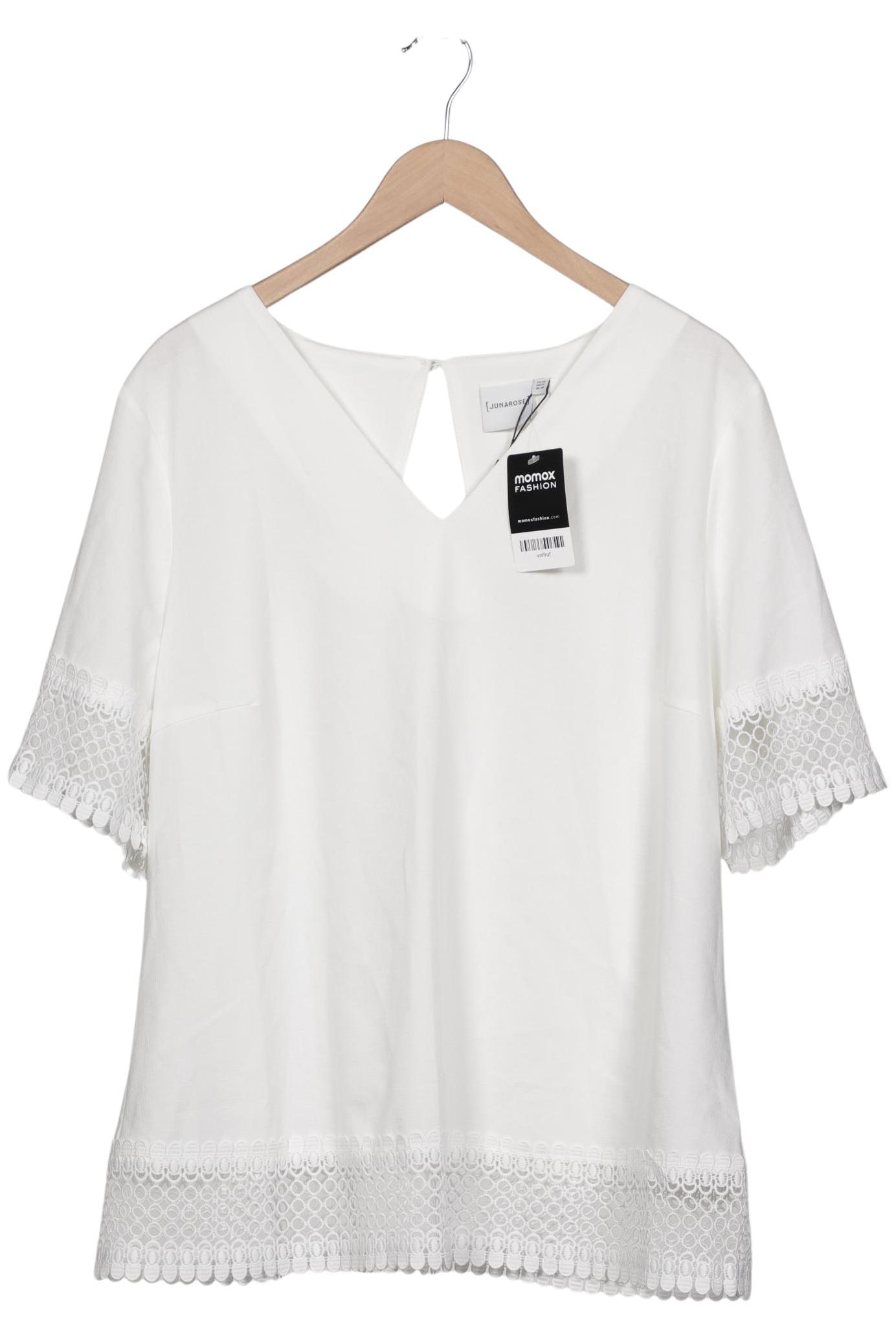 

Junarose Damen Bluse, weiß, Gr. 48