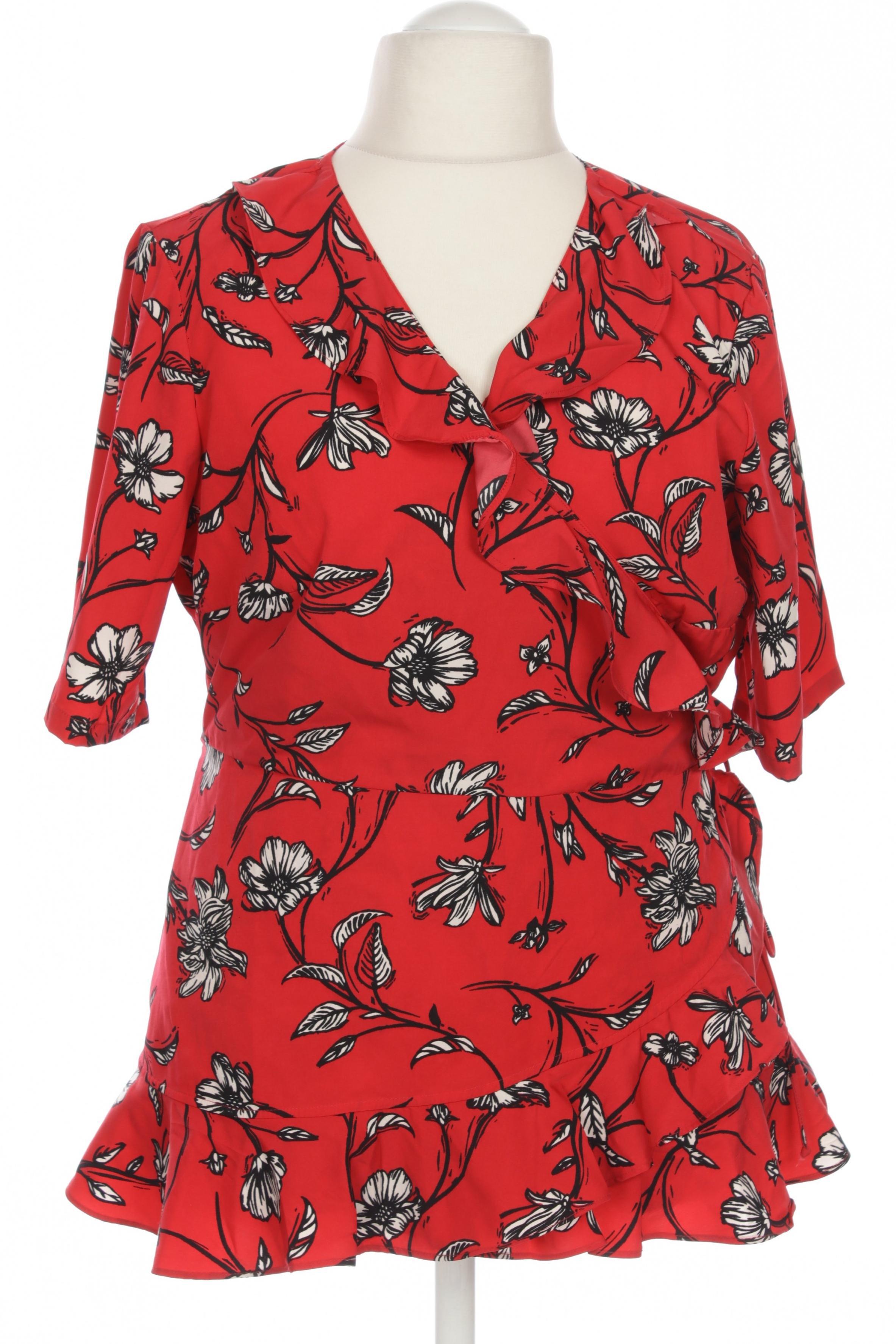 

Junarose Damen Bluse, rot, Gr. 48