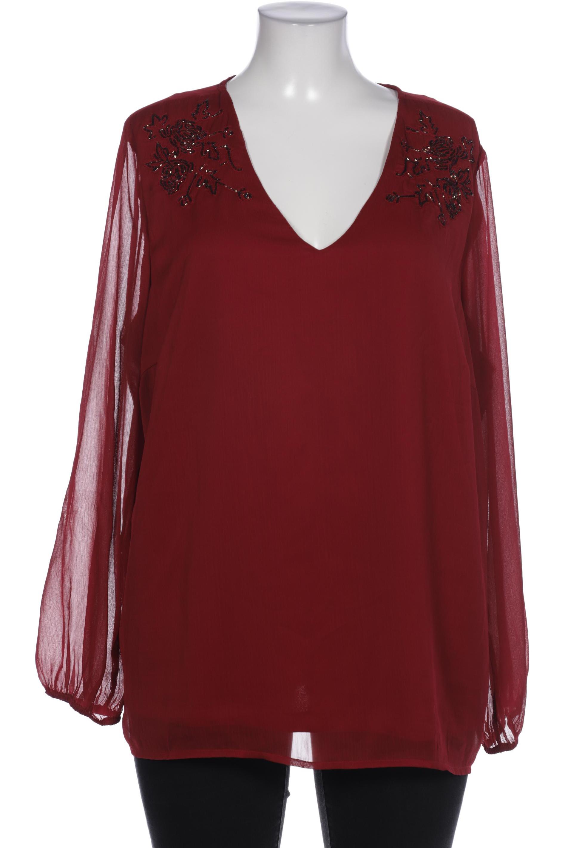 

Junarose Damen Bluse, bordeaux, Gr. 50