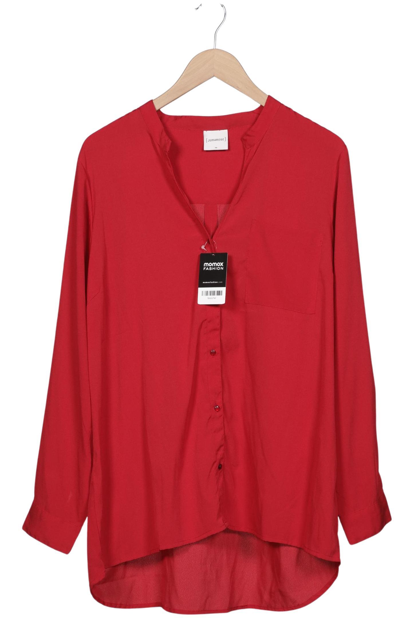 

Junarose Damen Bluse, bordeaux, Gr. 48