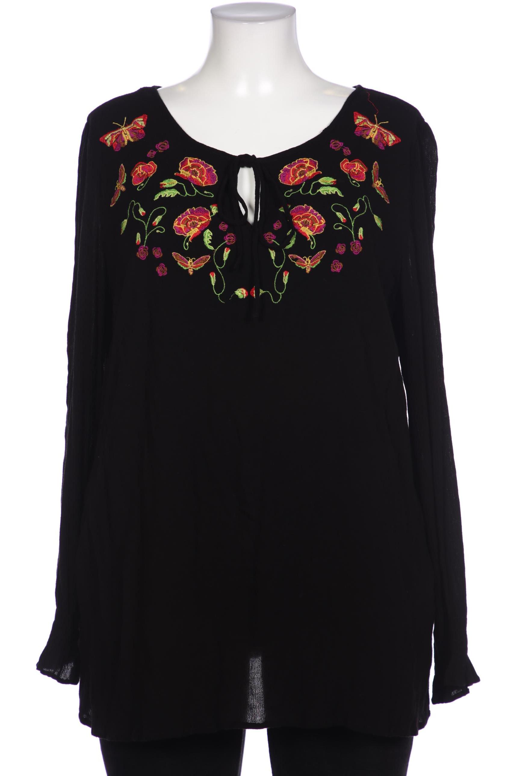 

Junarose Damen Bluse, schwarz, Gr. 46