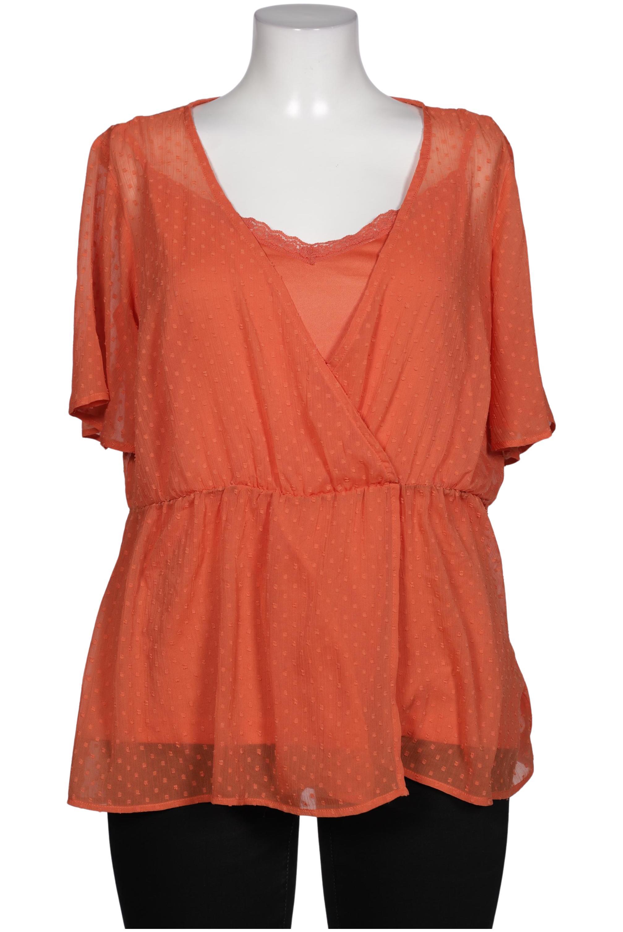 

Junarose Damen Bluse, orange, Gr. 48