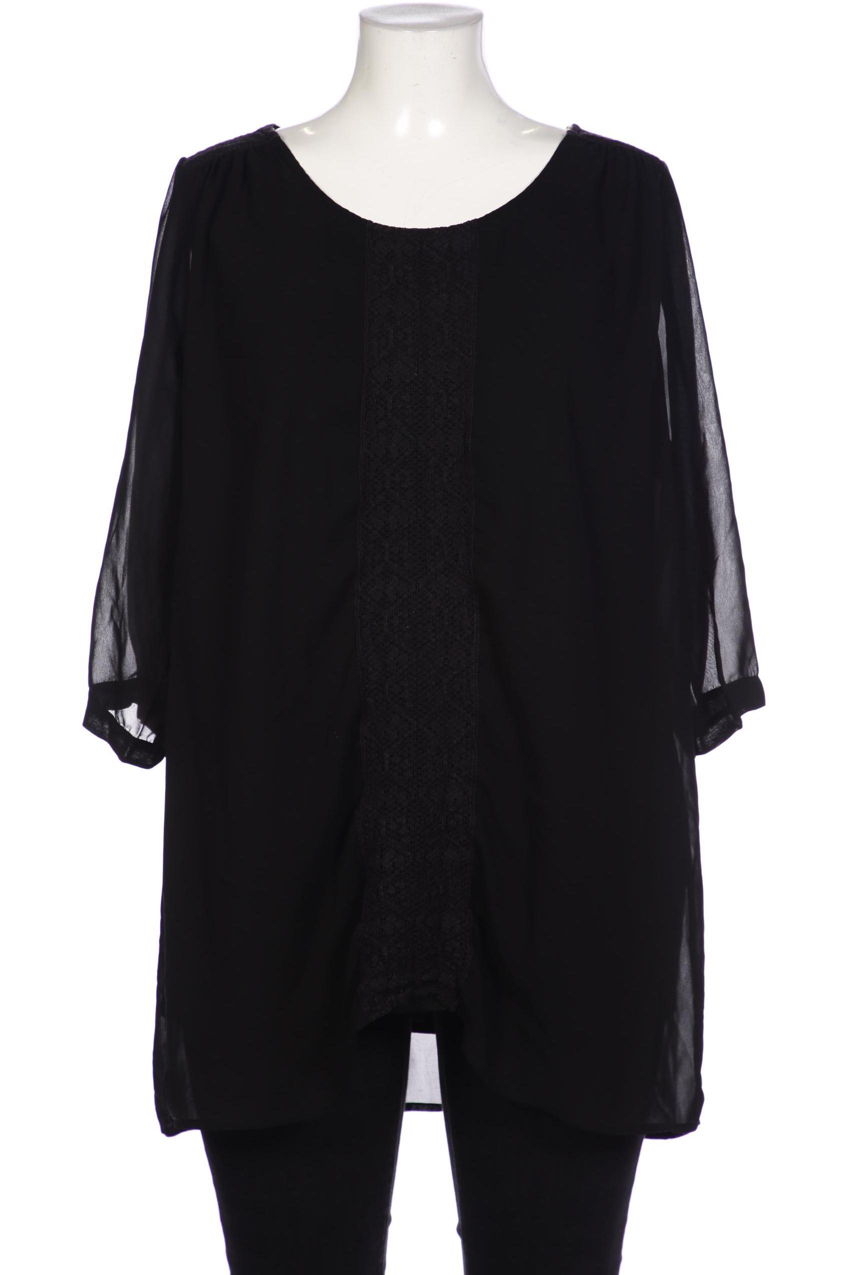 

Junarose Damen Bluse, schwarz, Gr. 46
