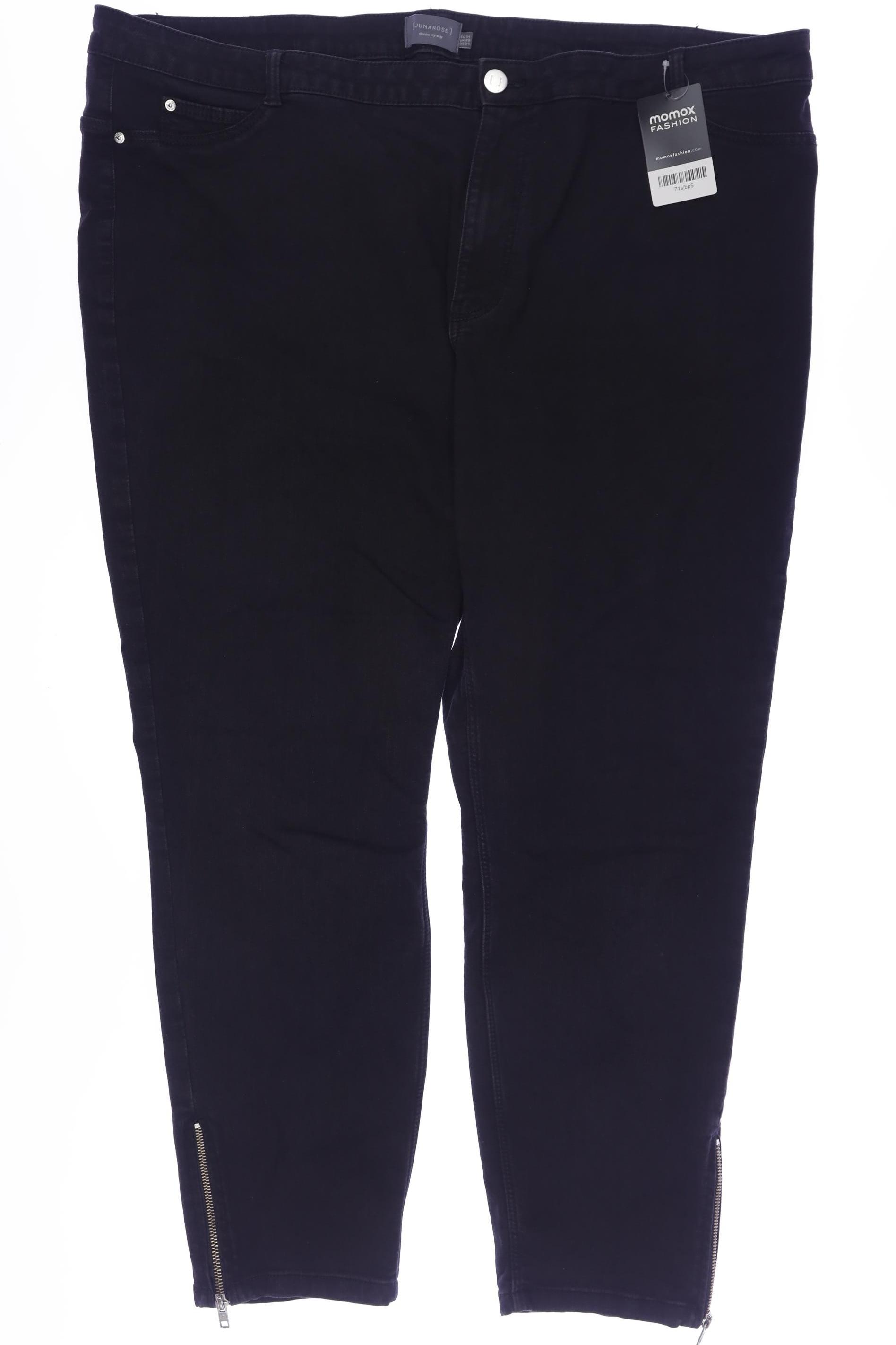 

Junarose Damen Jeans, schwarz, Gr. 54