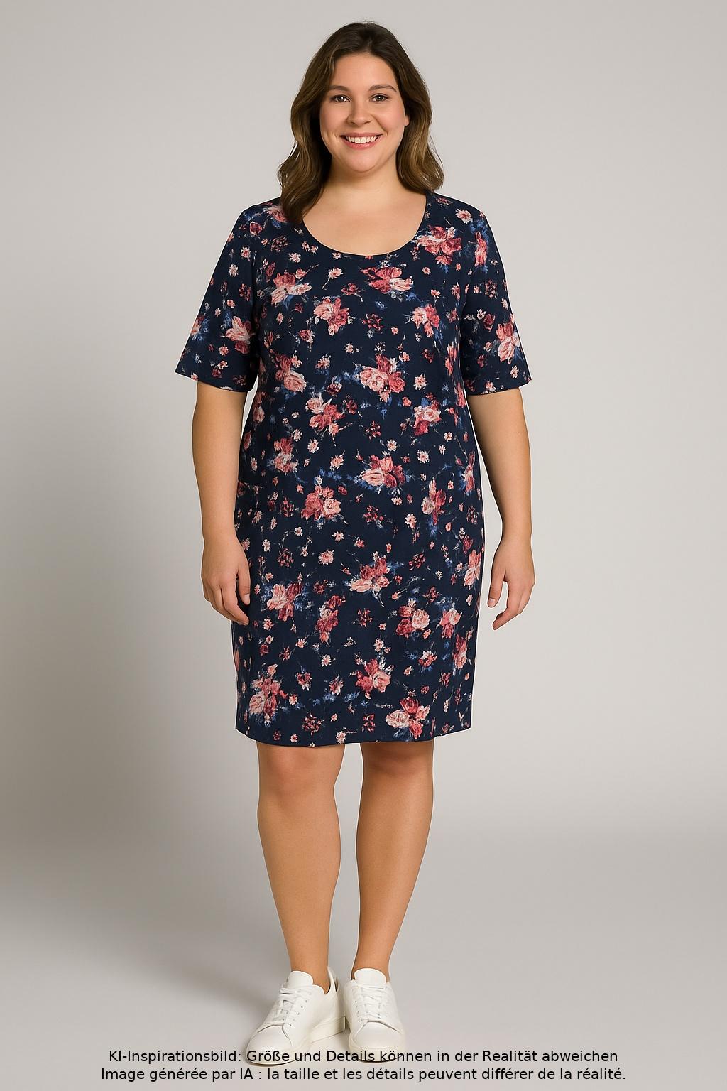 

Junarose Damen Kleid, mehrfarbig, Gr. 44