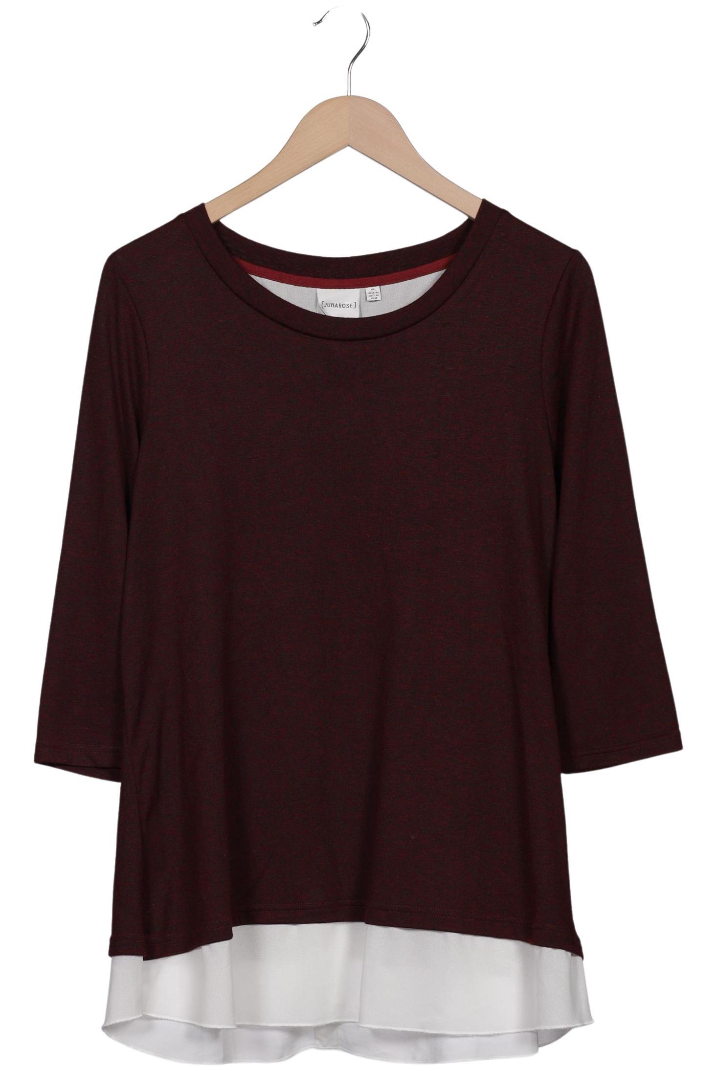 

Junarose Damen Langarmshirt, bordeaux, Gr. 38