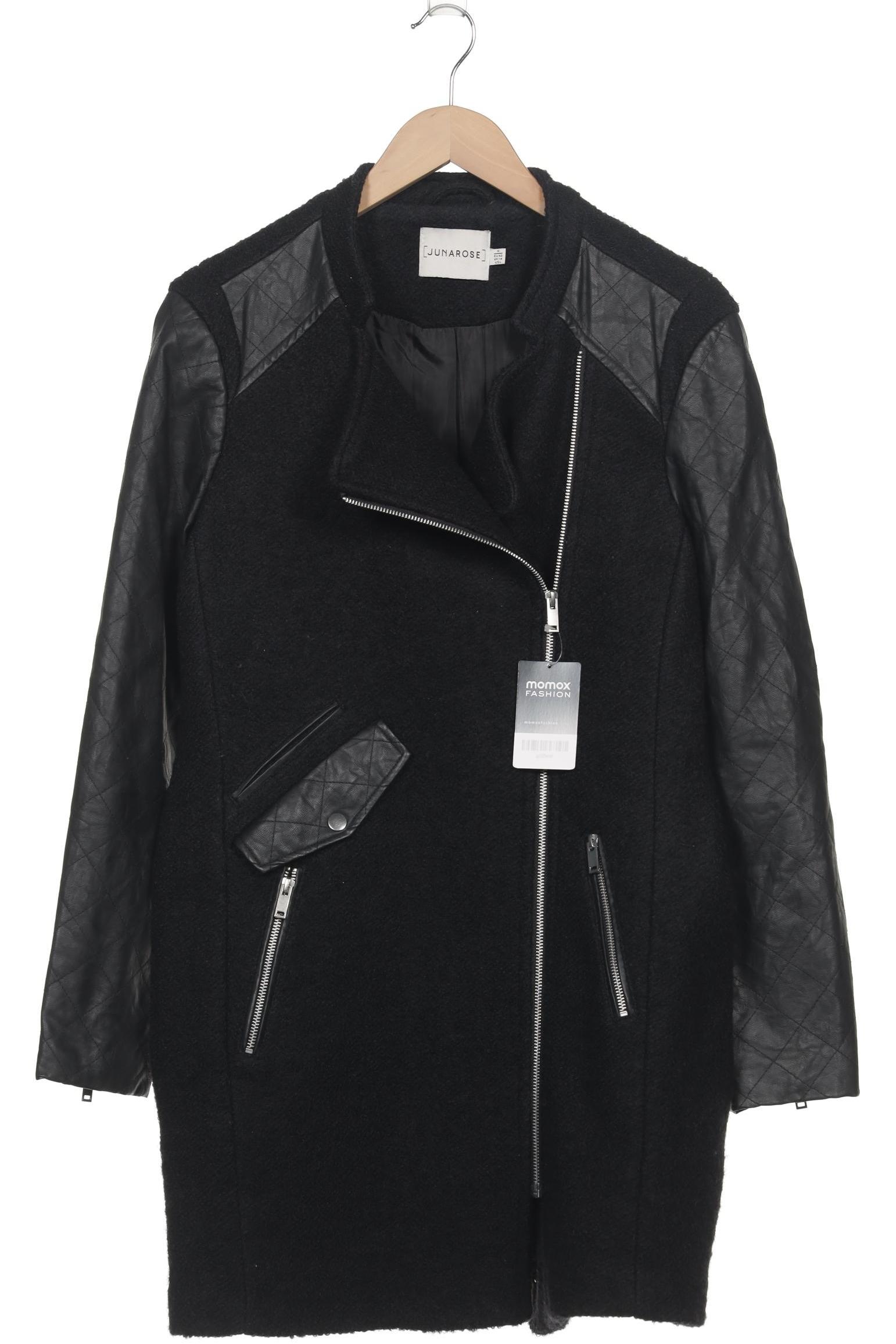 

Junarose Damen Mantel, schwarz, Gr. 42