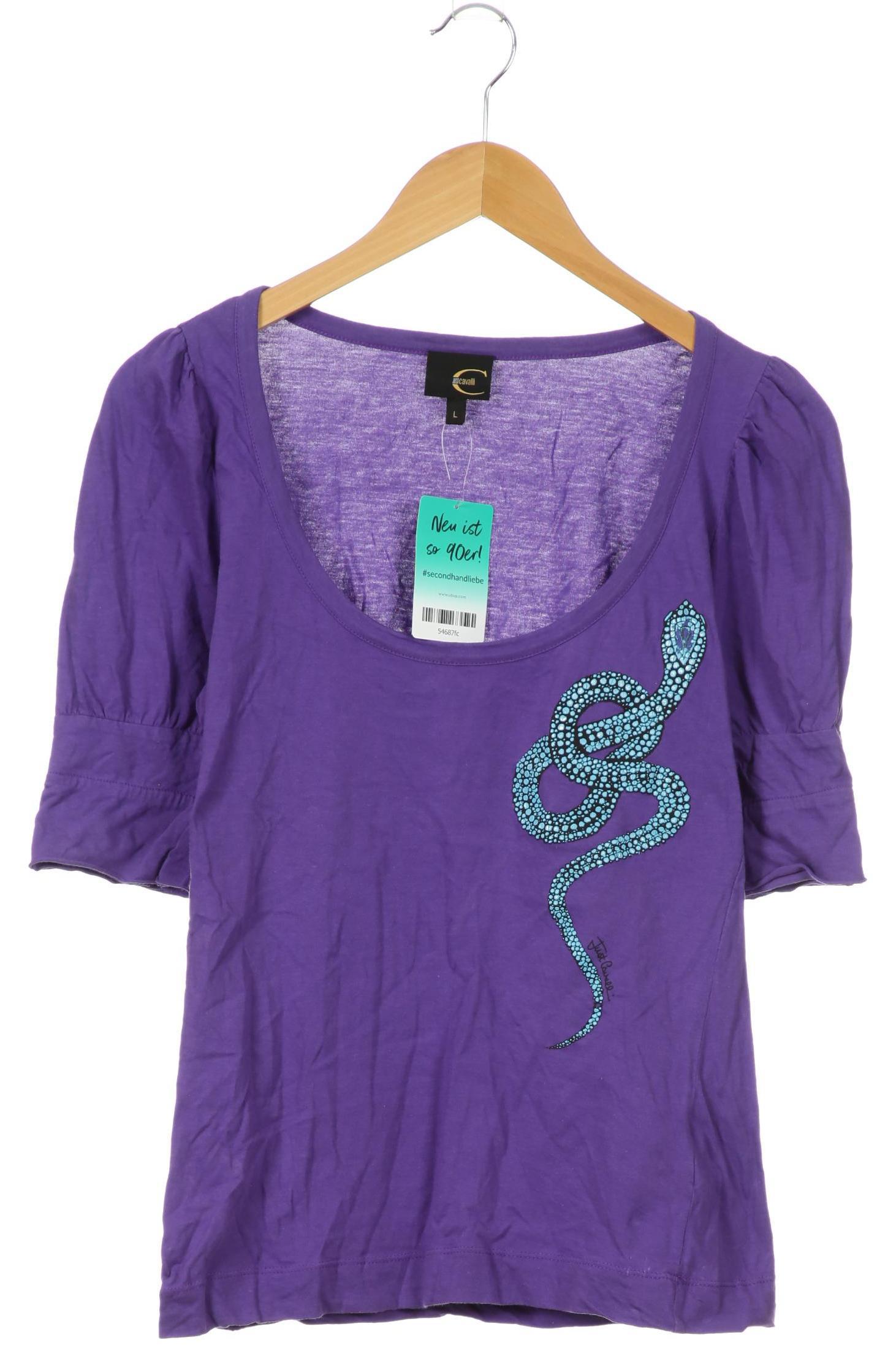 

Just Cavalli Damen Langarmshirt, lila, Gr.