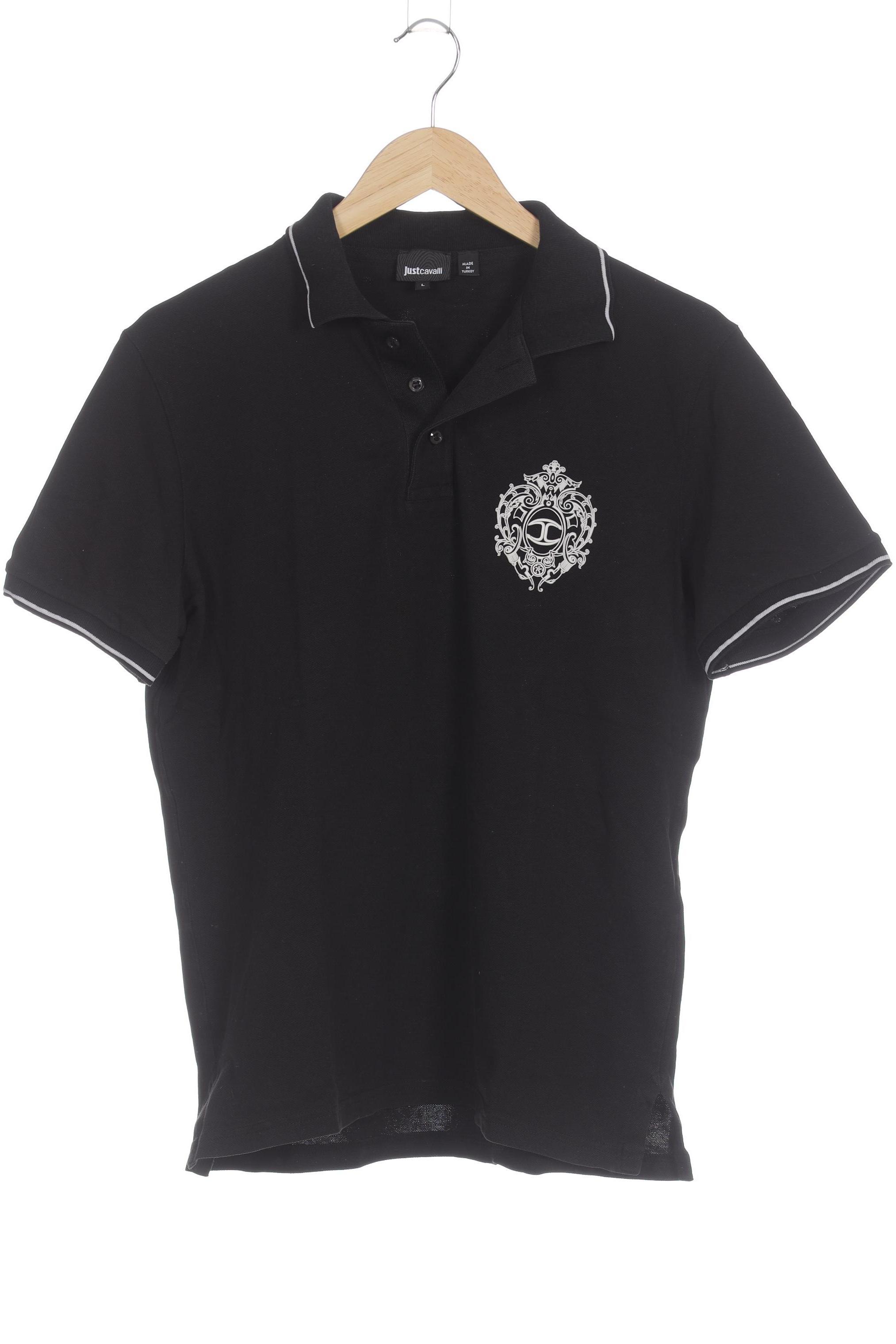 Thumbnail - Just Cavalli Herren Poloshirt, schwarz, Gr.