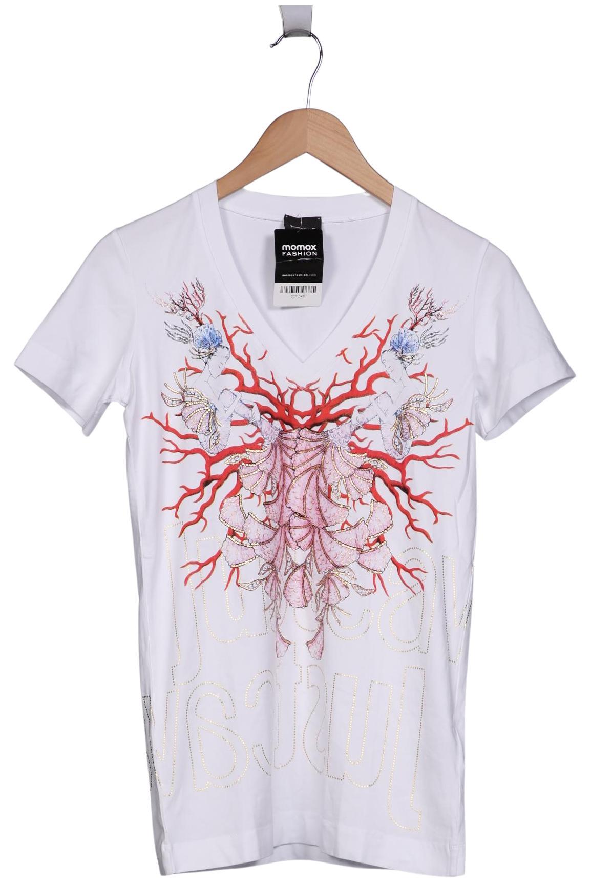 

Just Cavalli Damen T-Shirt, weiß, Gr. 38
