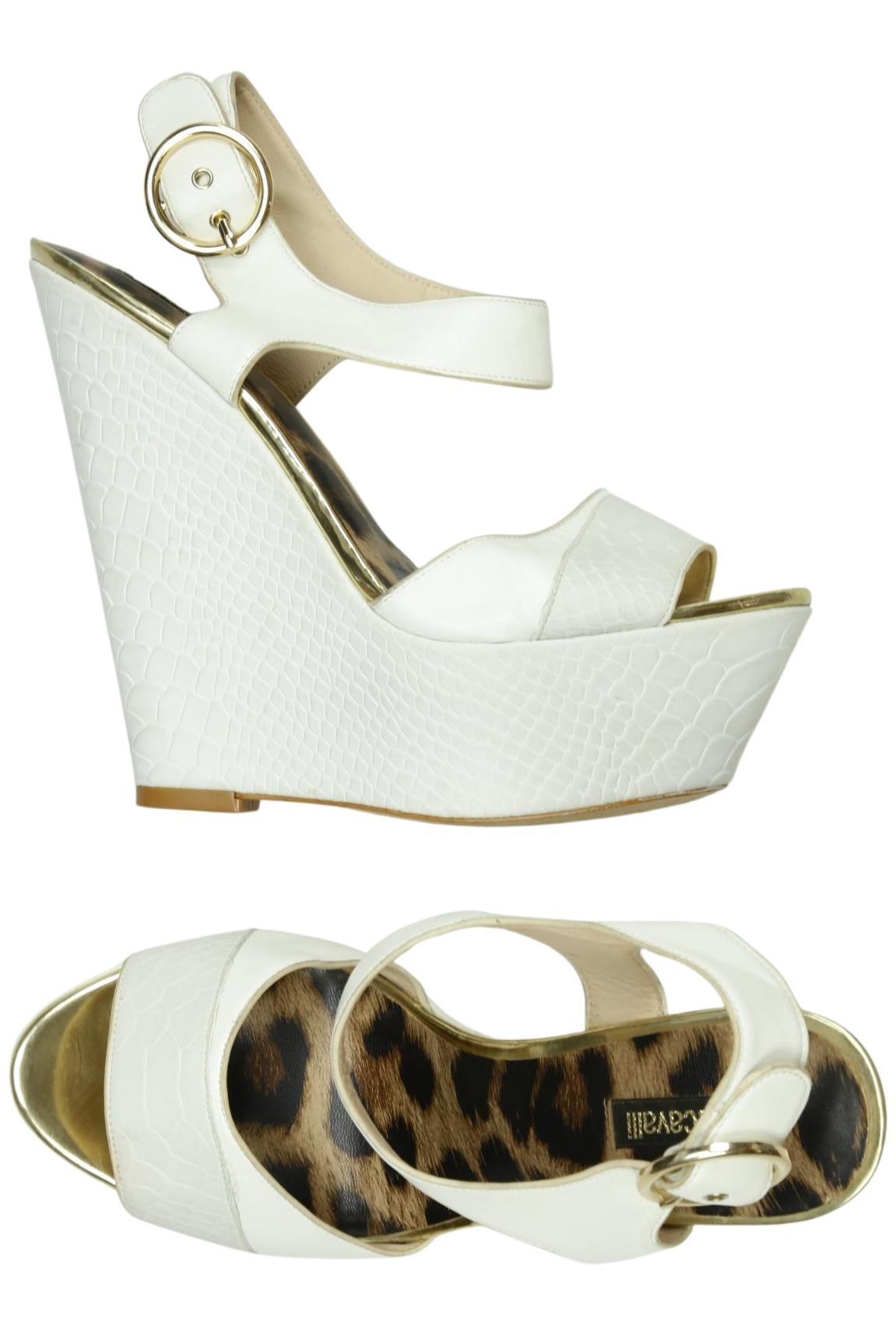 

Just Cavalli Damen Sandale, weiß, Gr. 39