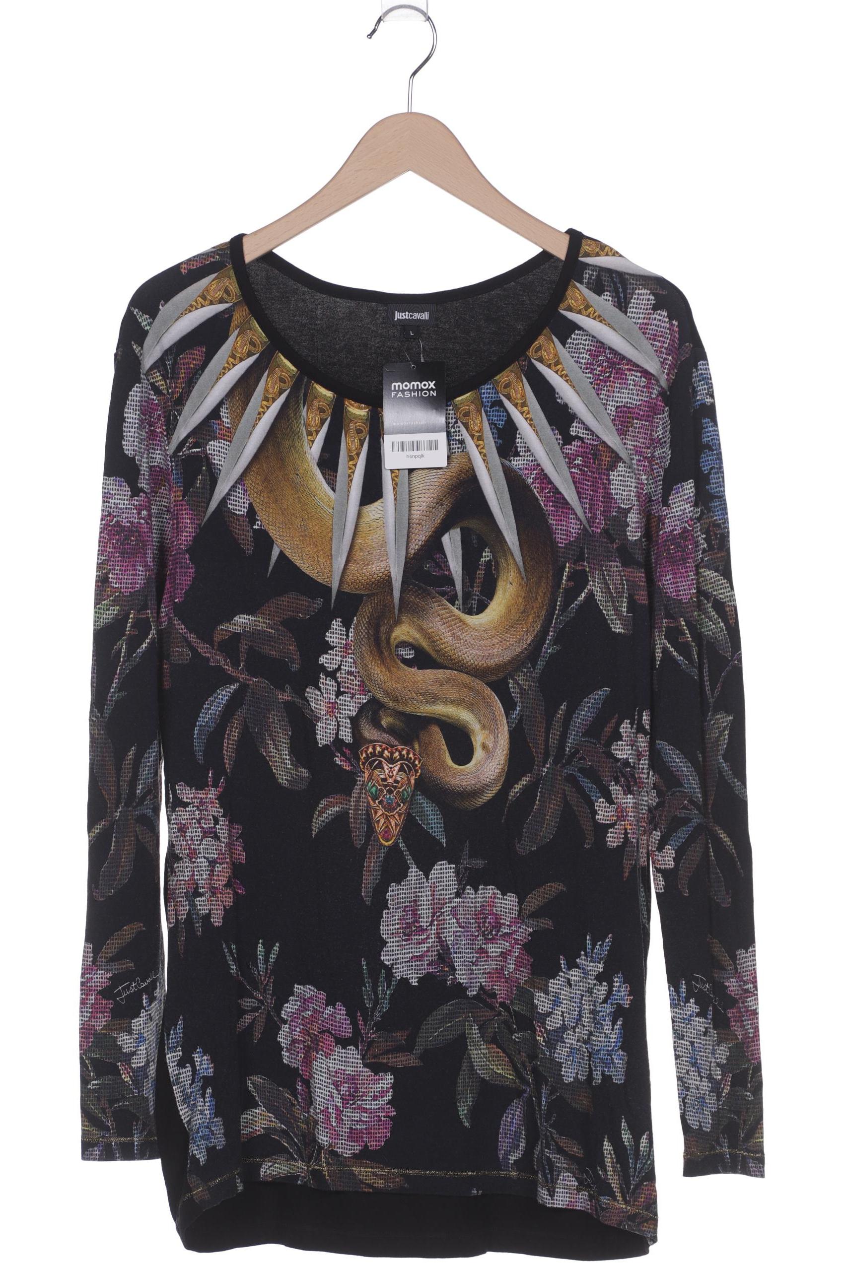 

Just Cavalli Damen Langarmshirt, marineblau, Gr. 42