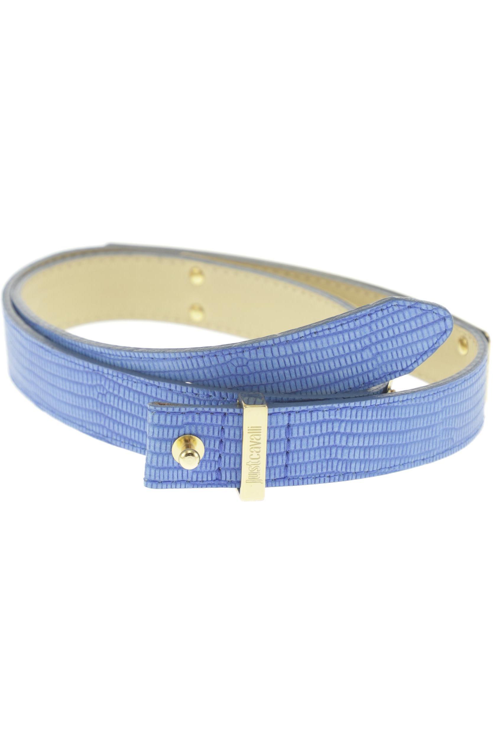 

Just Cavalli Damen Gürtel, blau, Gr. 80