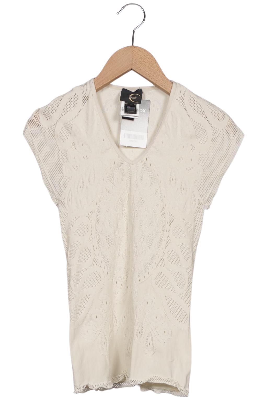 

Just Cavalli Damen T-Shirt, cremeweiß, Gr. 34