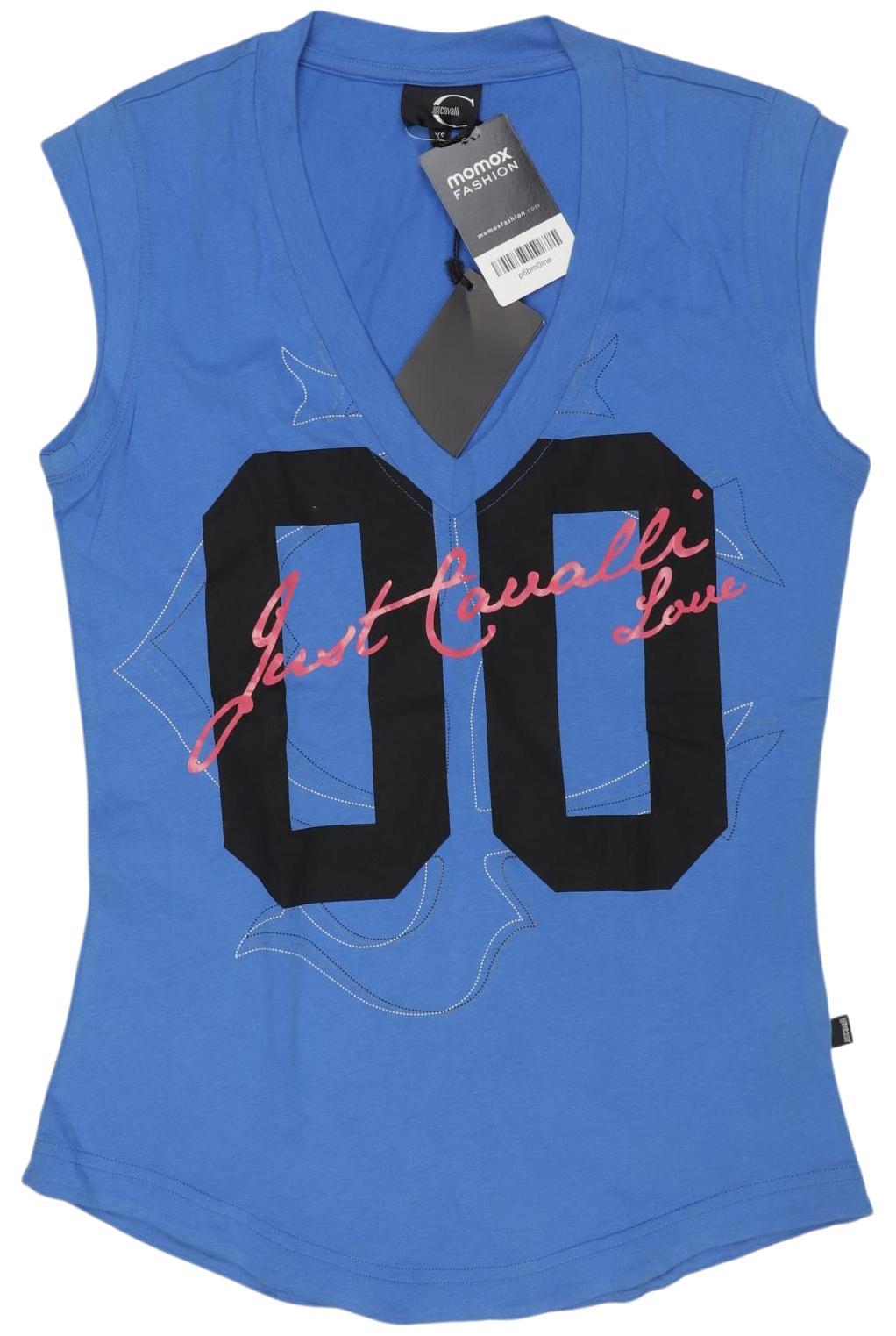 

Just Cavalli Damen Top, blau, Gr. 34