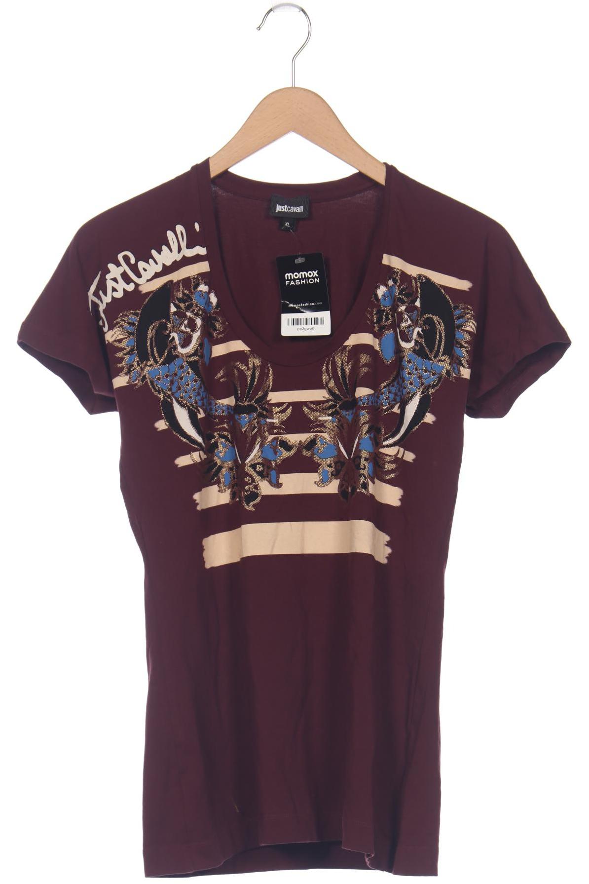 

Just Cavalli Damen T-Shirt, bordeaux, Gr. 44