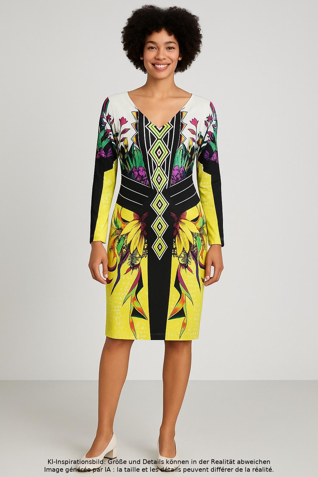 

Just Cavalli Damen Kleid, mehrfarbig, Gr. 38