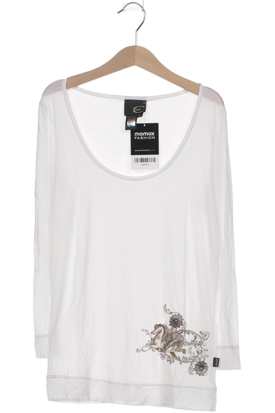 

Just Cavalli Damen Langarmshirt, weiß, Gr. 38