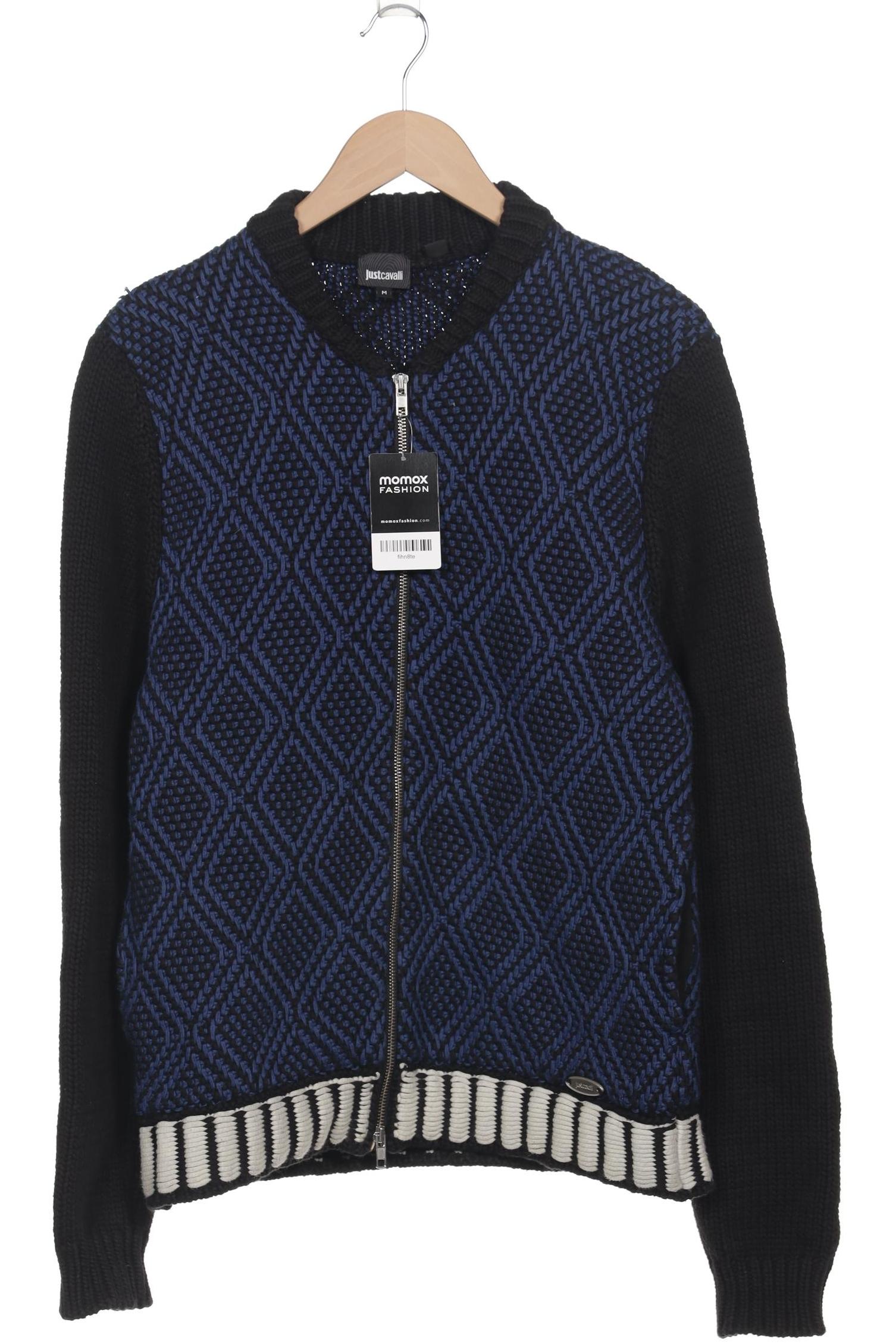 Thumbnail - Just Cavalli Herren Strickjacke, marineblau, Gr. 48