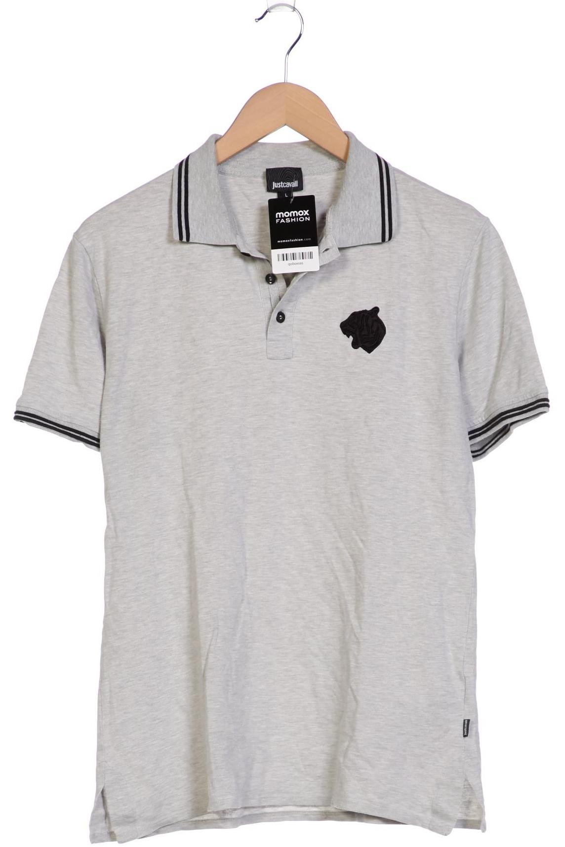 

Just Cavalli Herren Poloshirt, grau, Gr. 52
