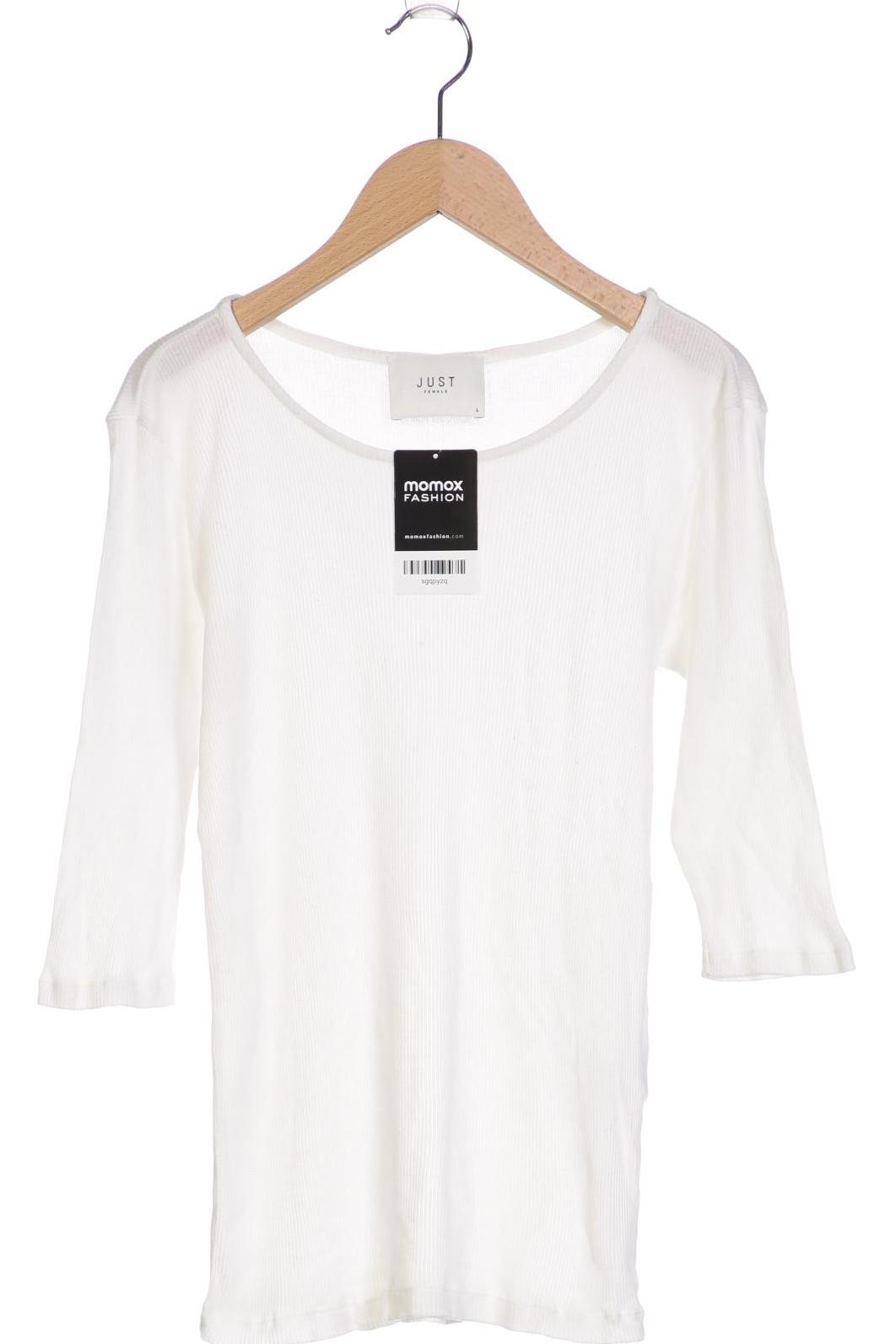 

Just Female Damen Langarmshirt, weiß, Gr. 42