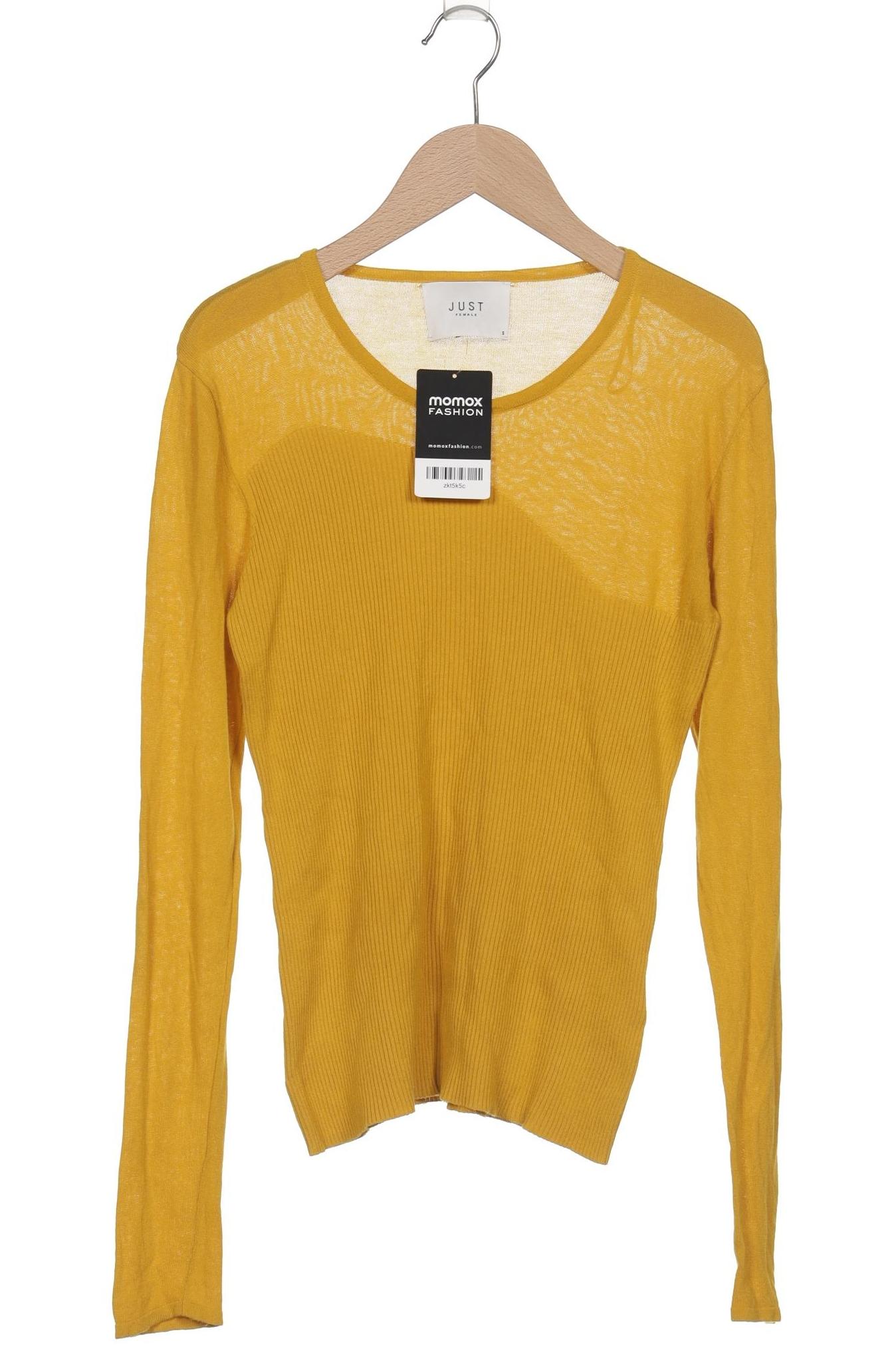 

Just Female Damen Pullover, gelb, Gr. 36