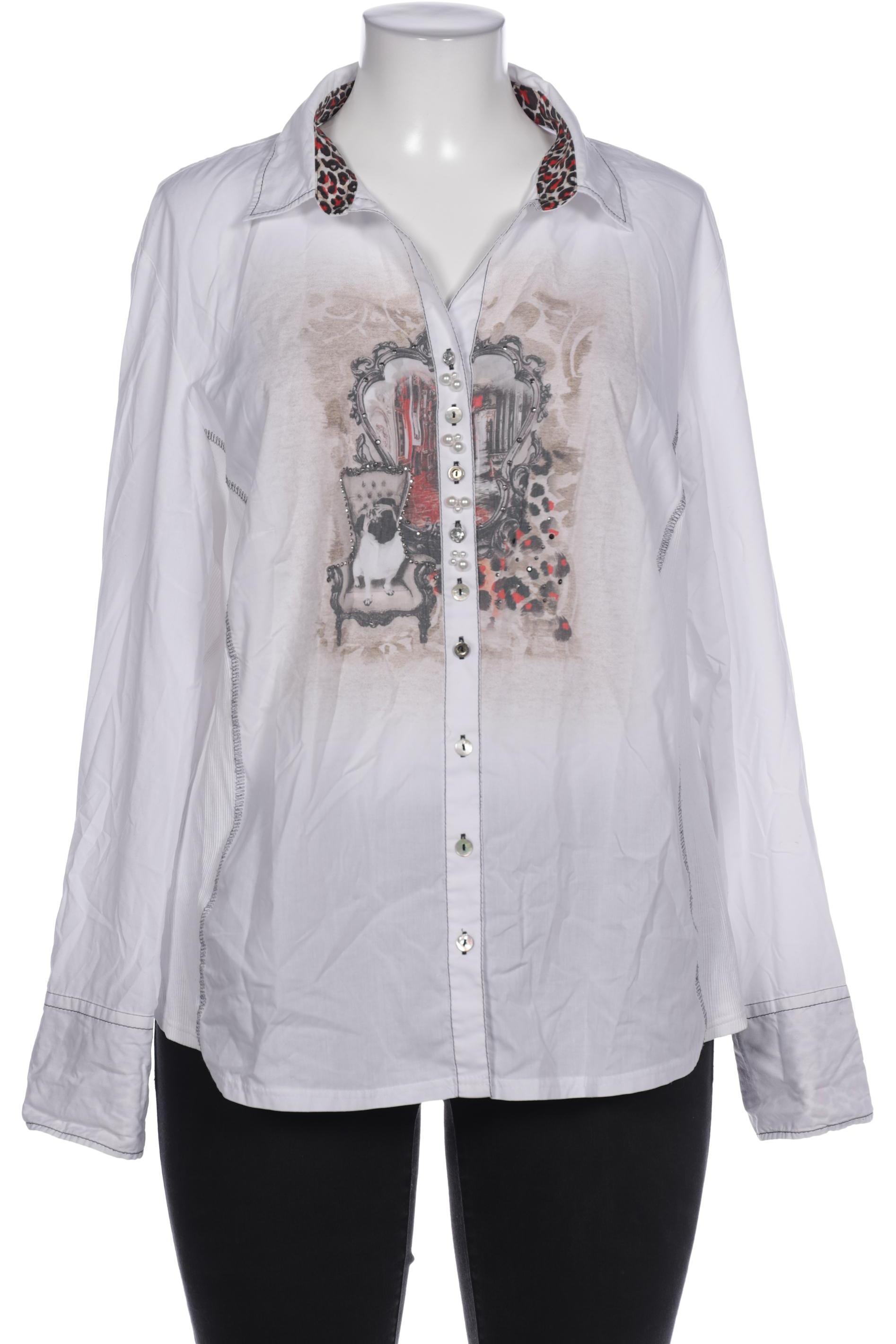 

justWhite Damen Bluse, weiß, Gr. 50