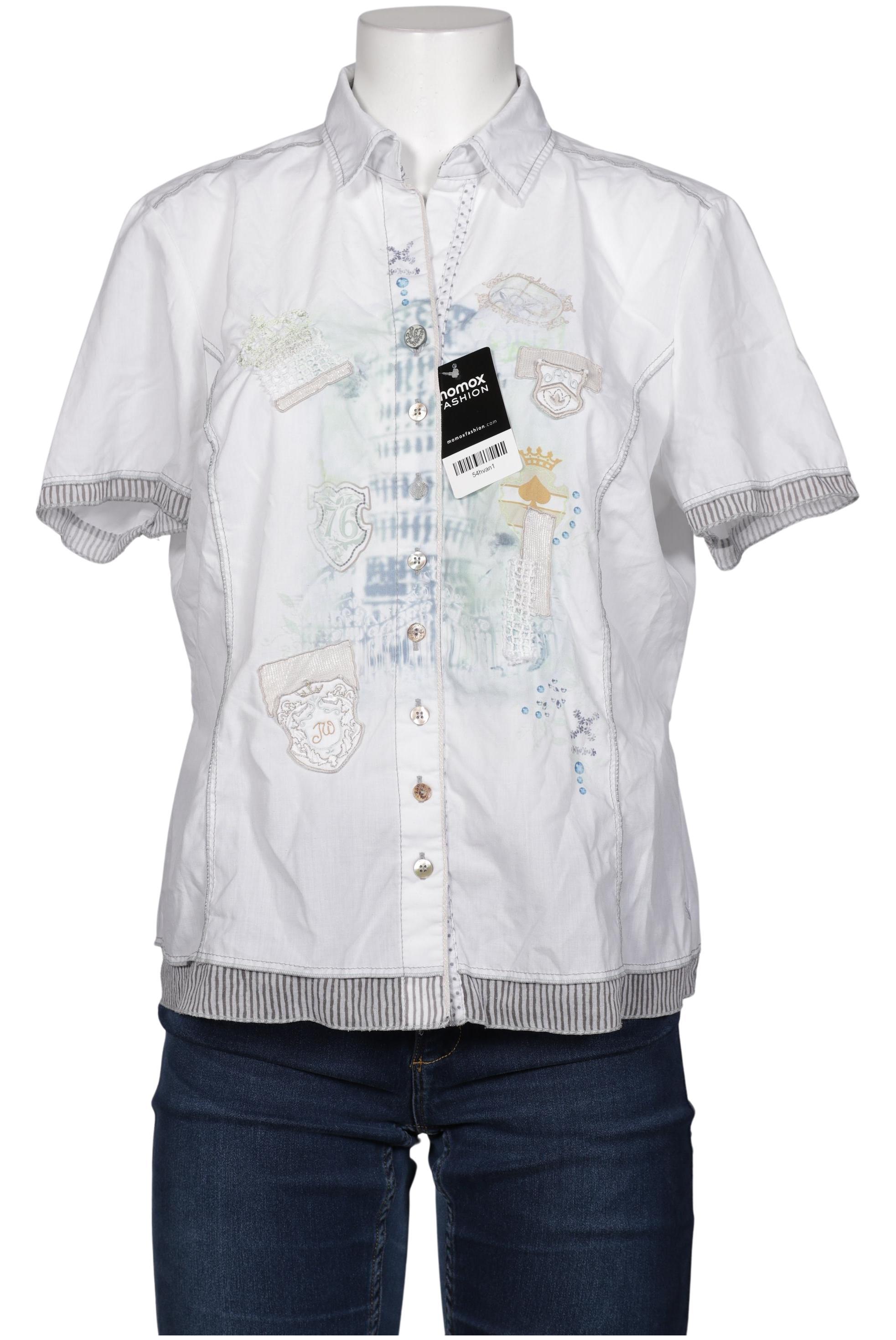 

justWhite Damen Bluse, weiß, Gr. 40