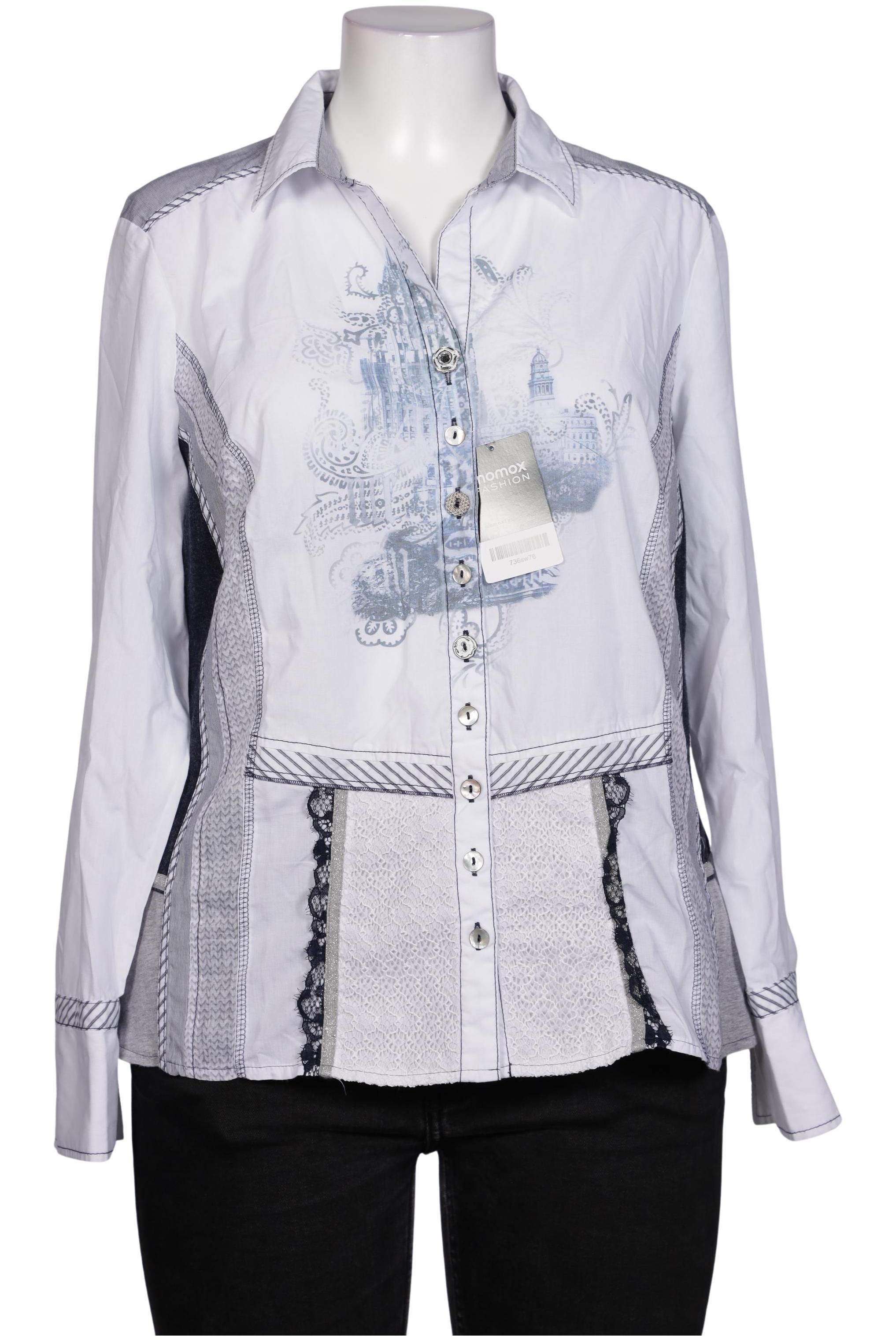 

justWhite Damen Bluse, weiß, Gr. 44