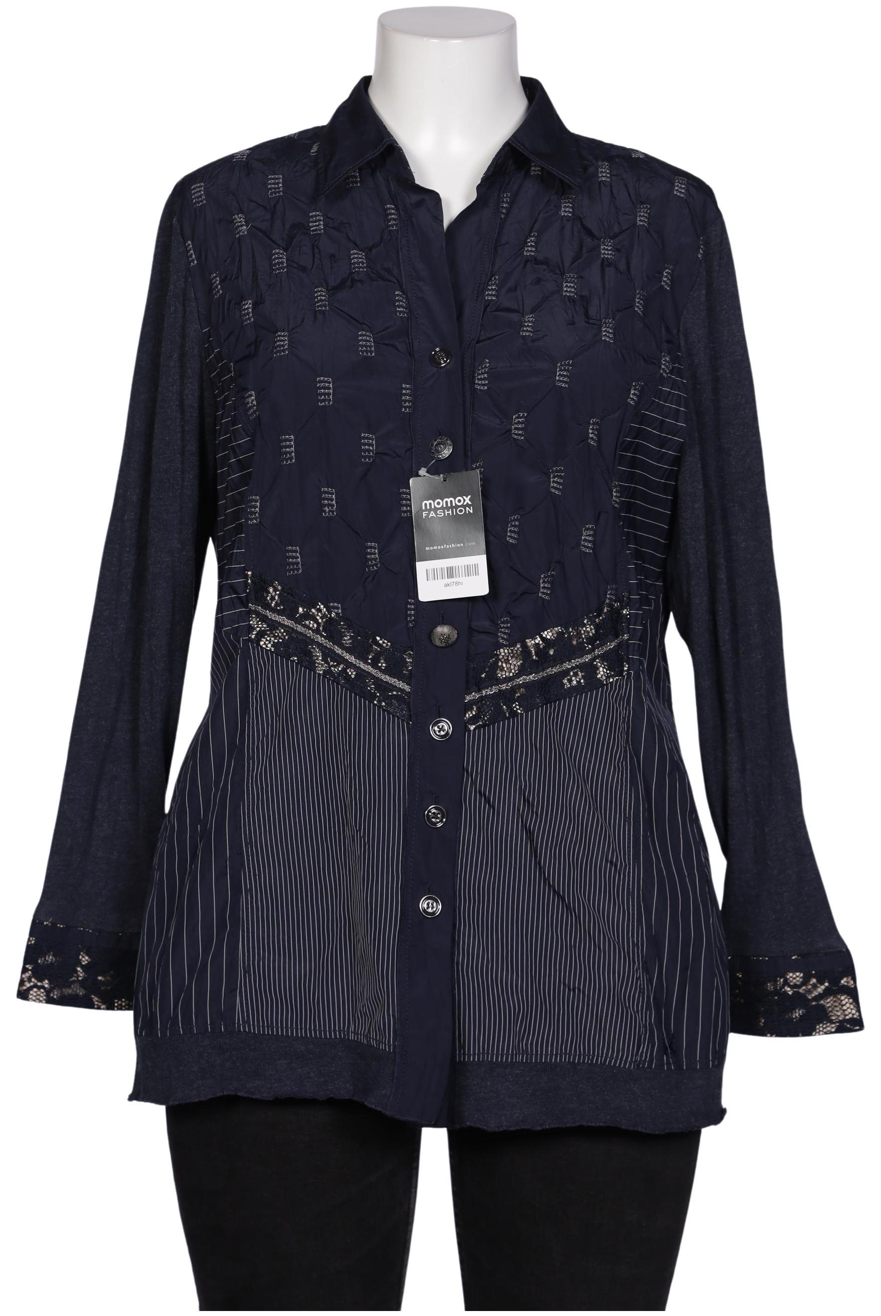 

justWhite Damen Bluse, marineblau, Gr. 42