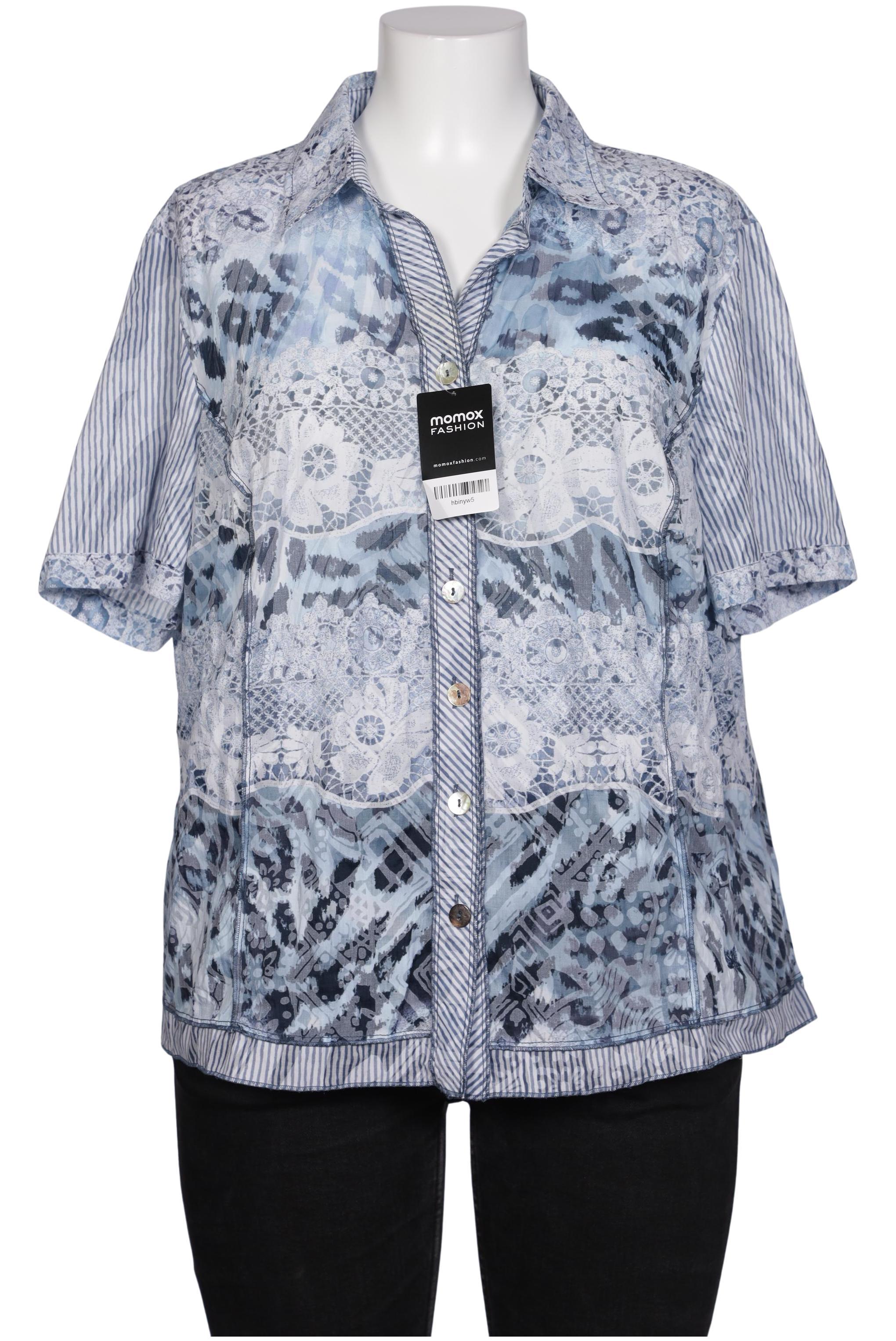 

justWhite Damen Bluse, blau, Gr. 48
