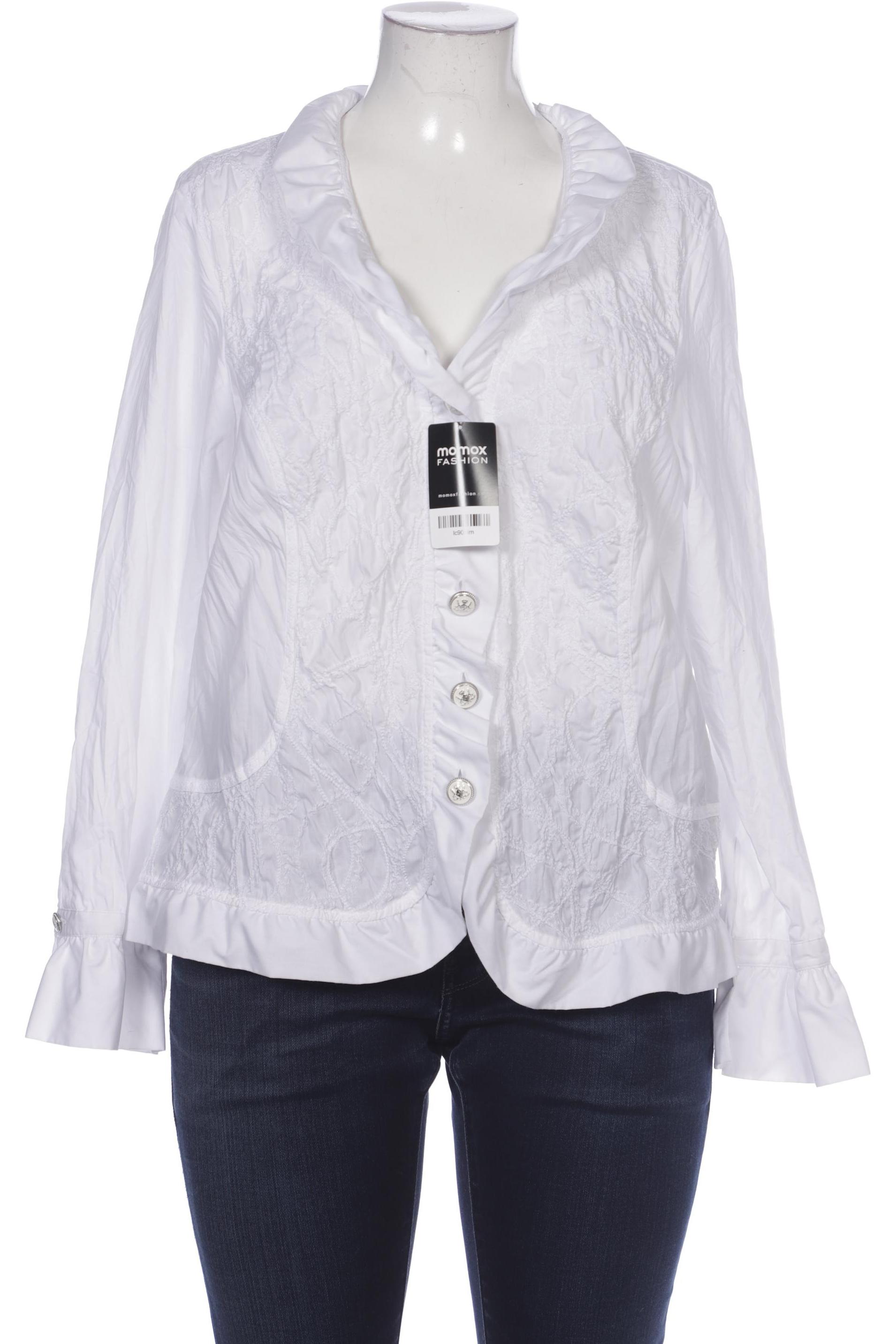 

justWhite Damen Bluse, weiß, Gr. 46