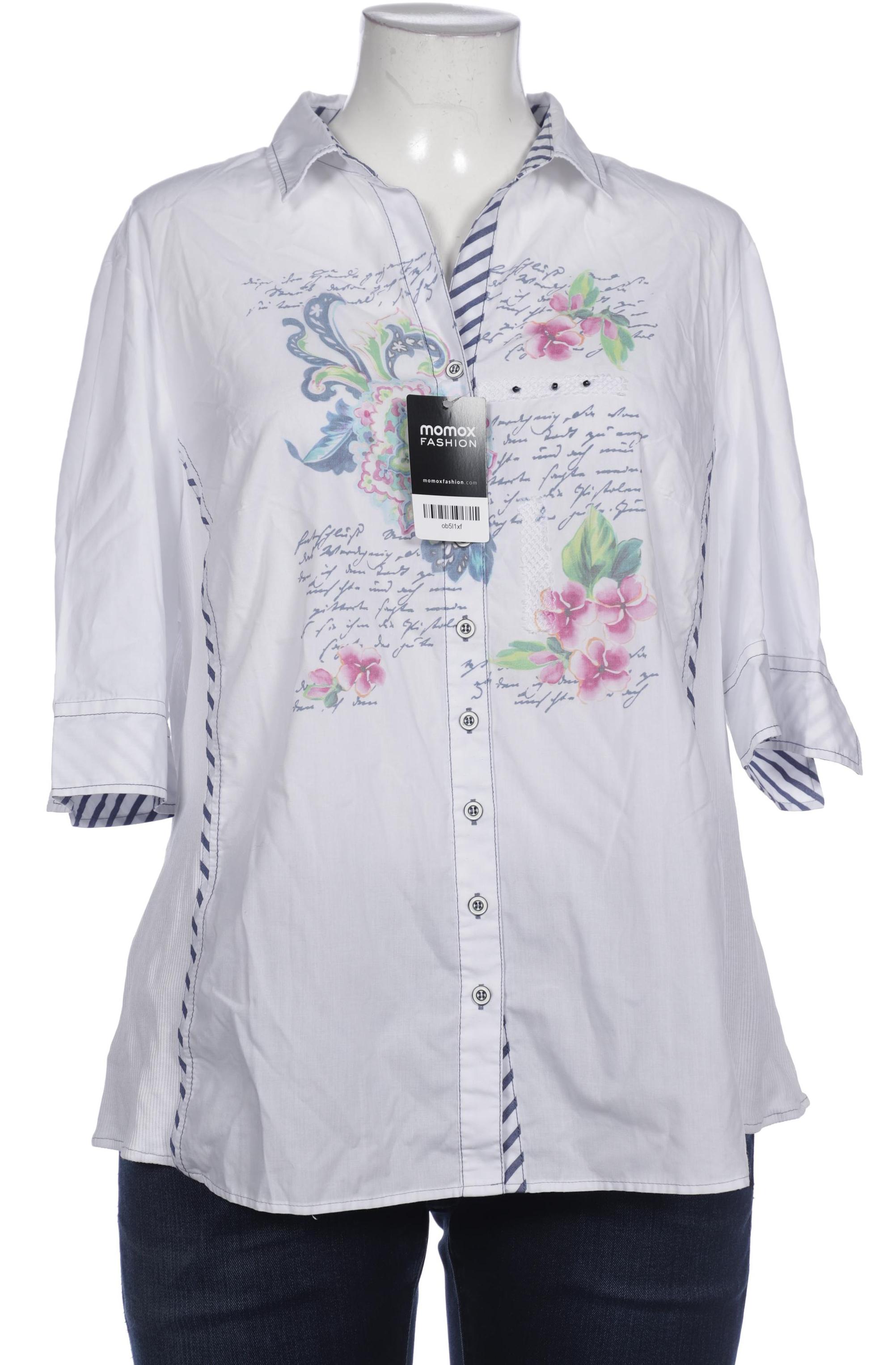 

justWhite Damen Bluse, weiß, Gr. 46