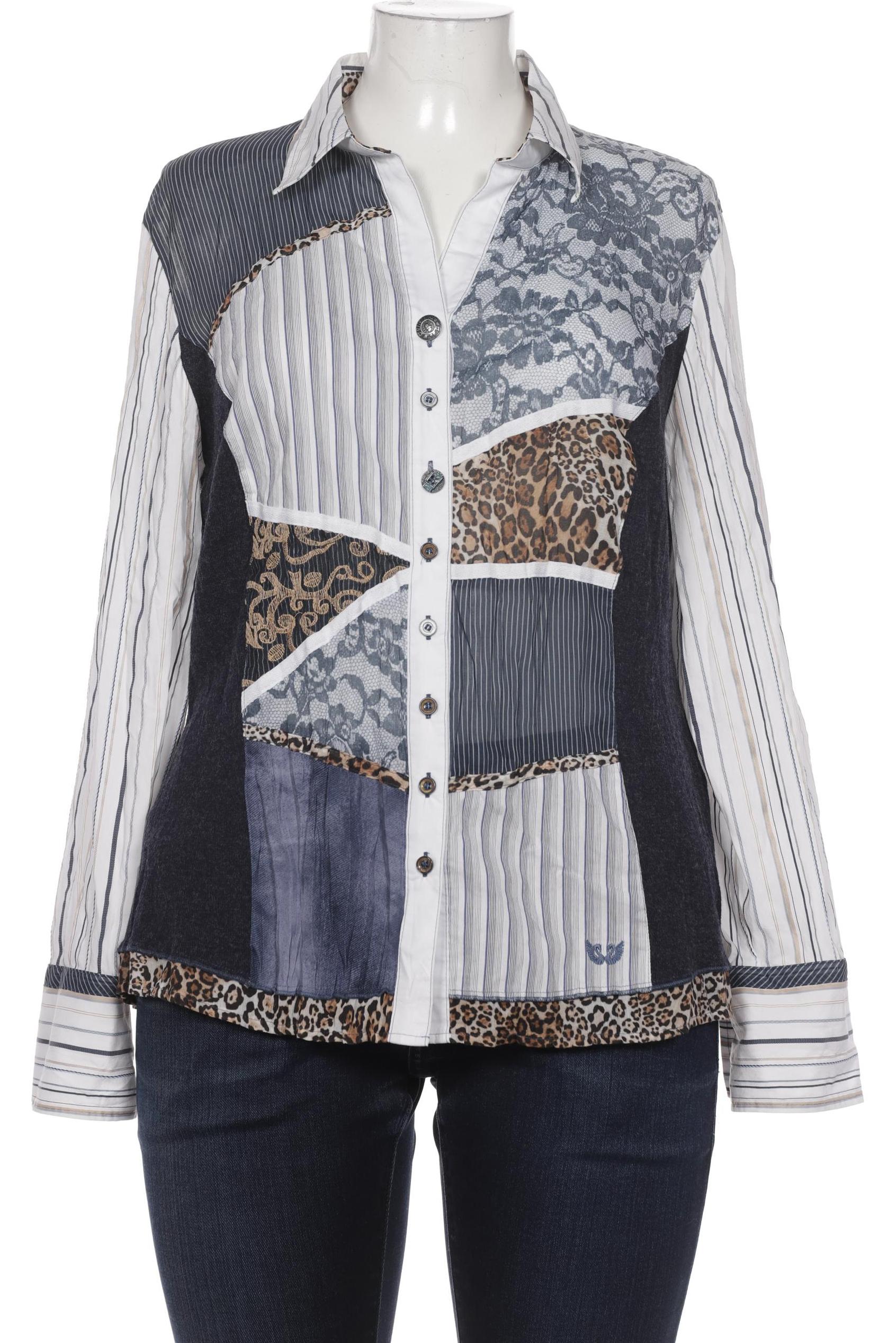 

justWhite Damen Bluse, mehrfarbig, Gr. 46